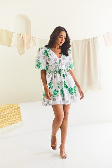Floral Print Short Dress