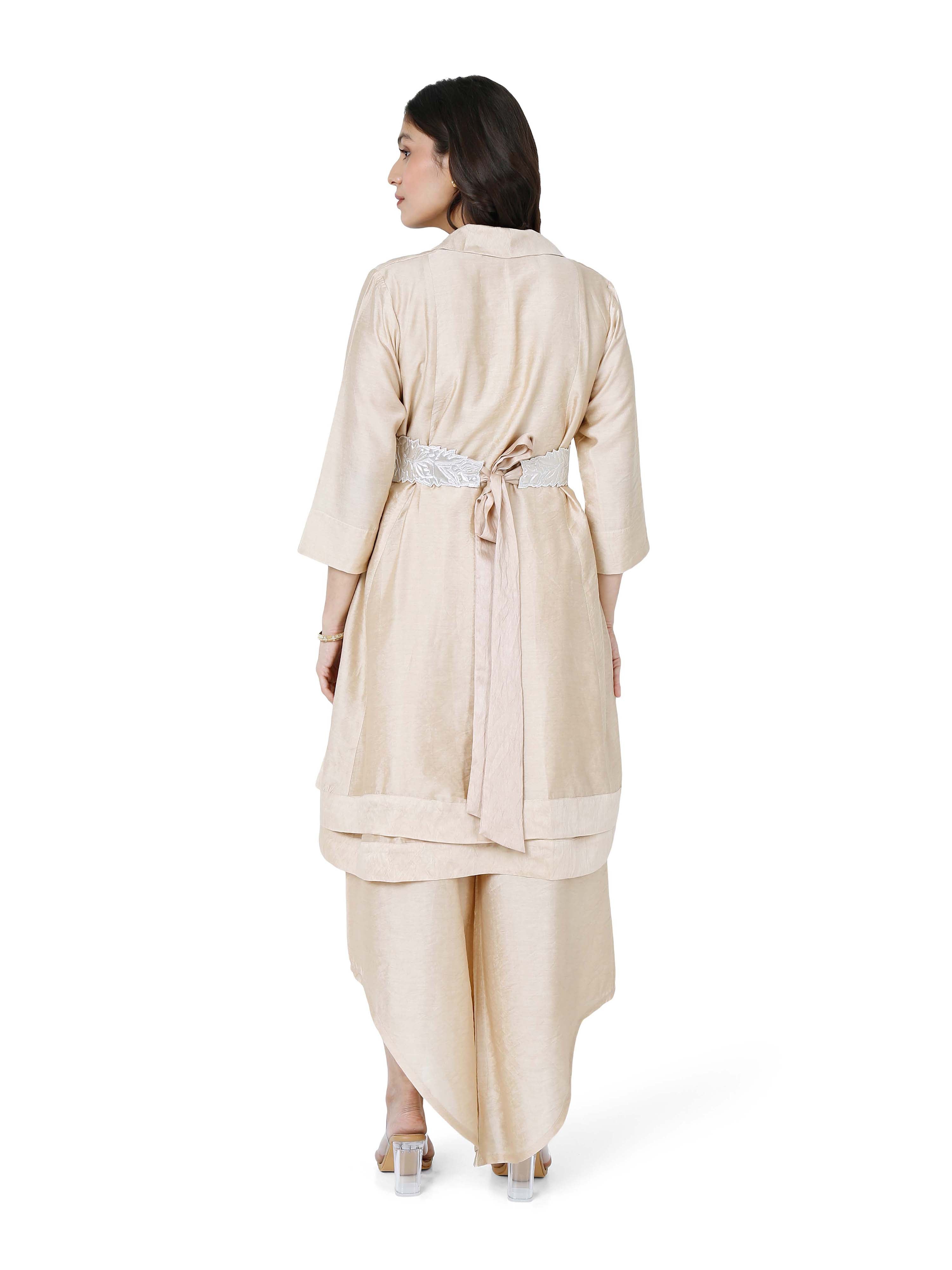Beige Layered tunic