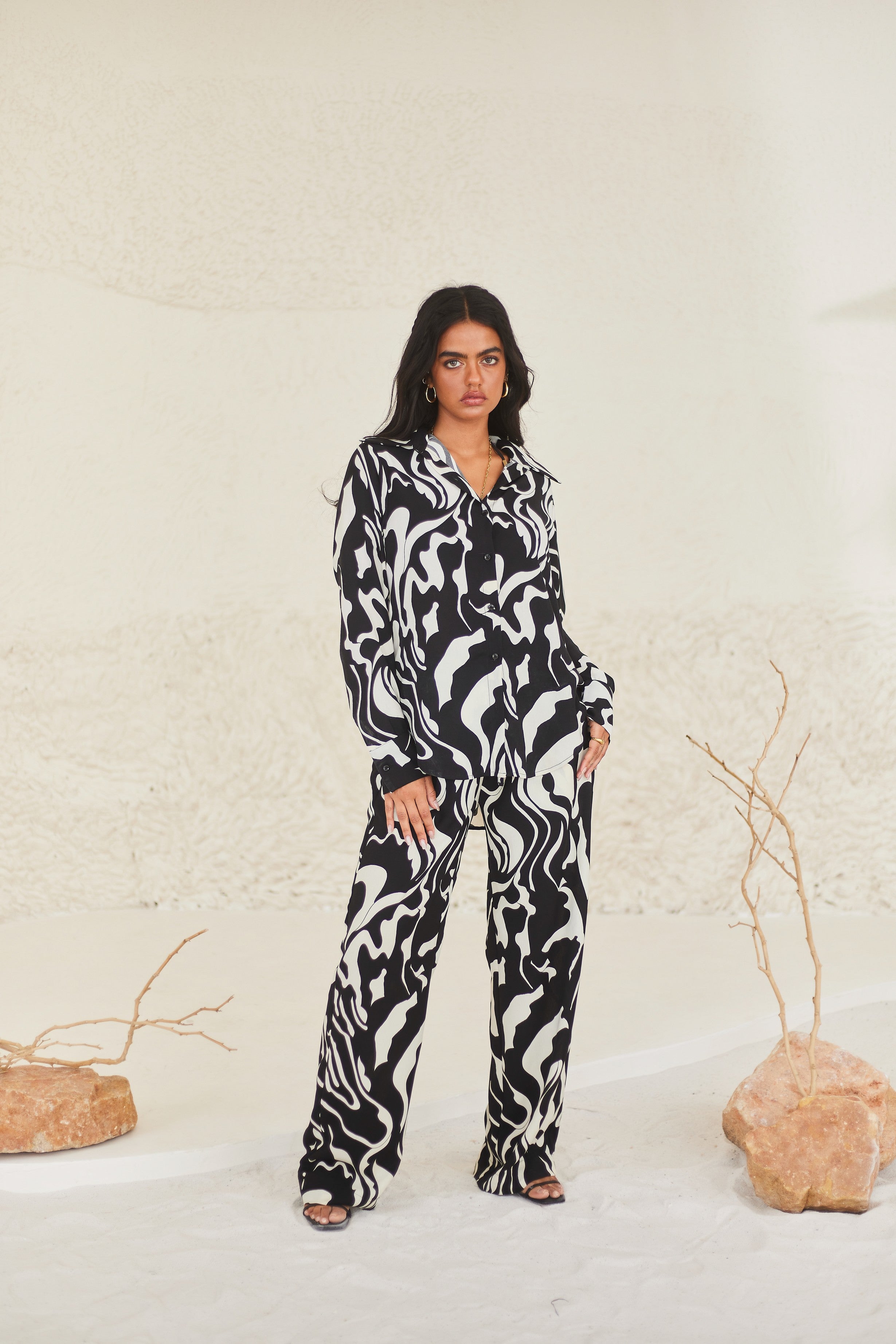 Abstract Printed Shirt