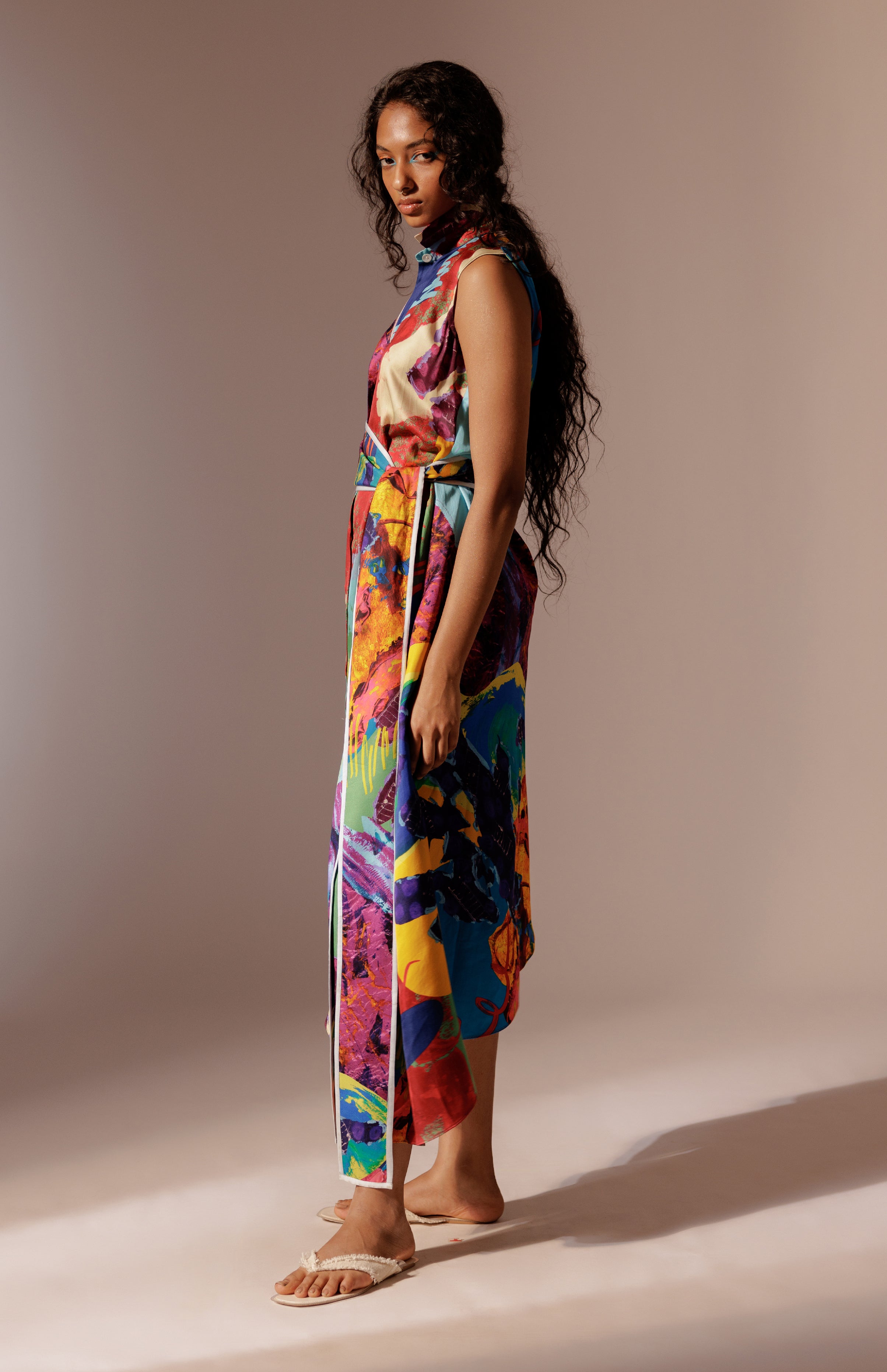 Calypso Tie Up Dress