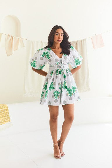 Floral Print Short Dress