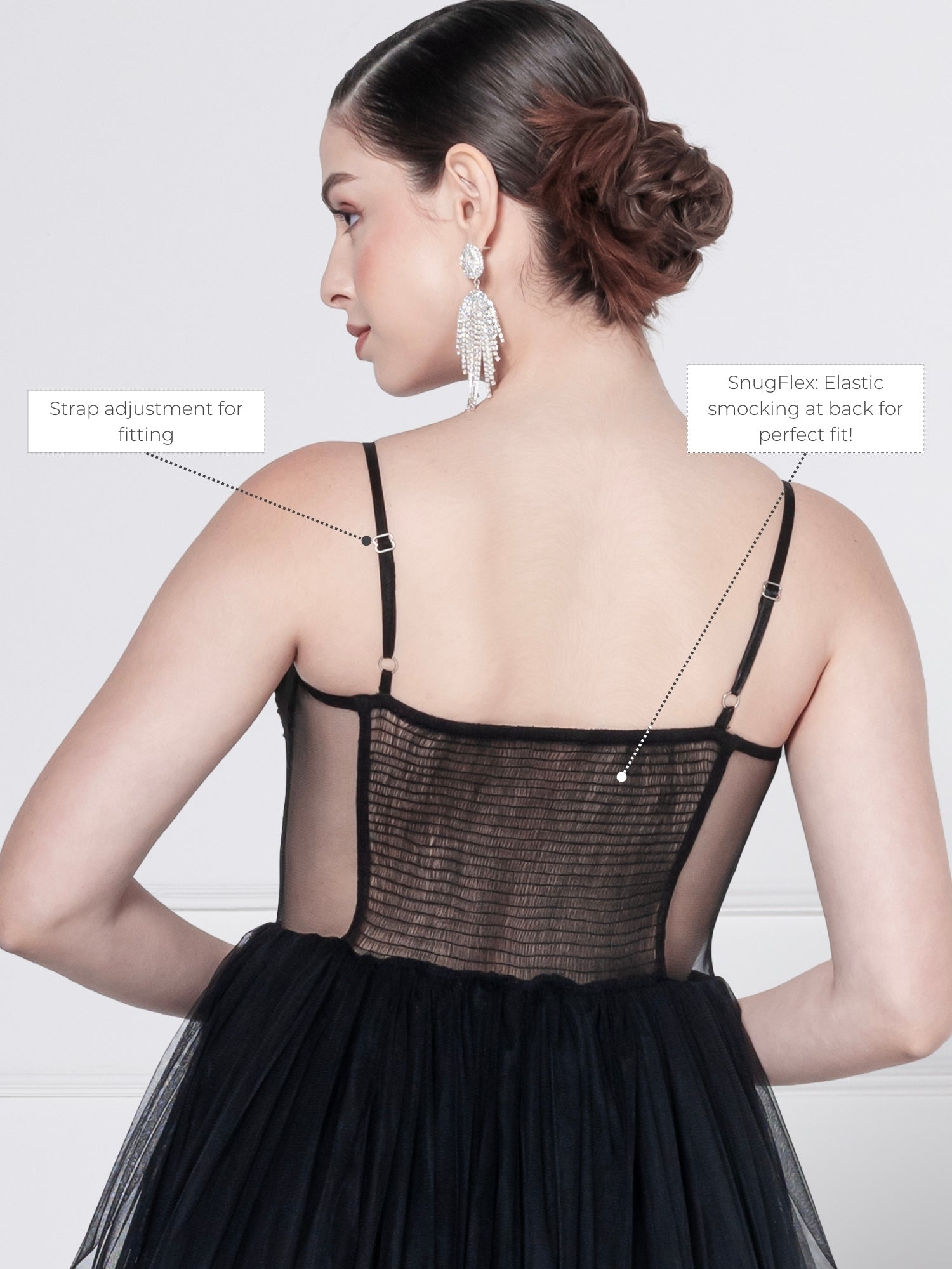 Midnight Luxe Midi Dress