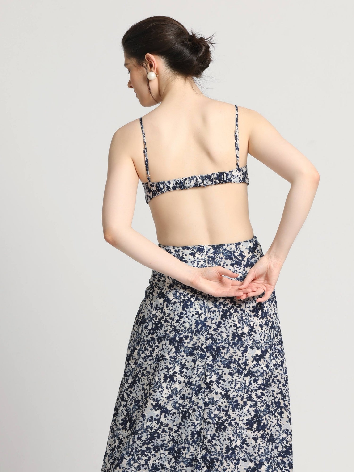 Cerulean Charm Sleeveless Midi Dress