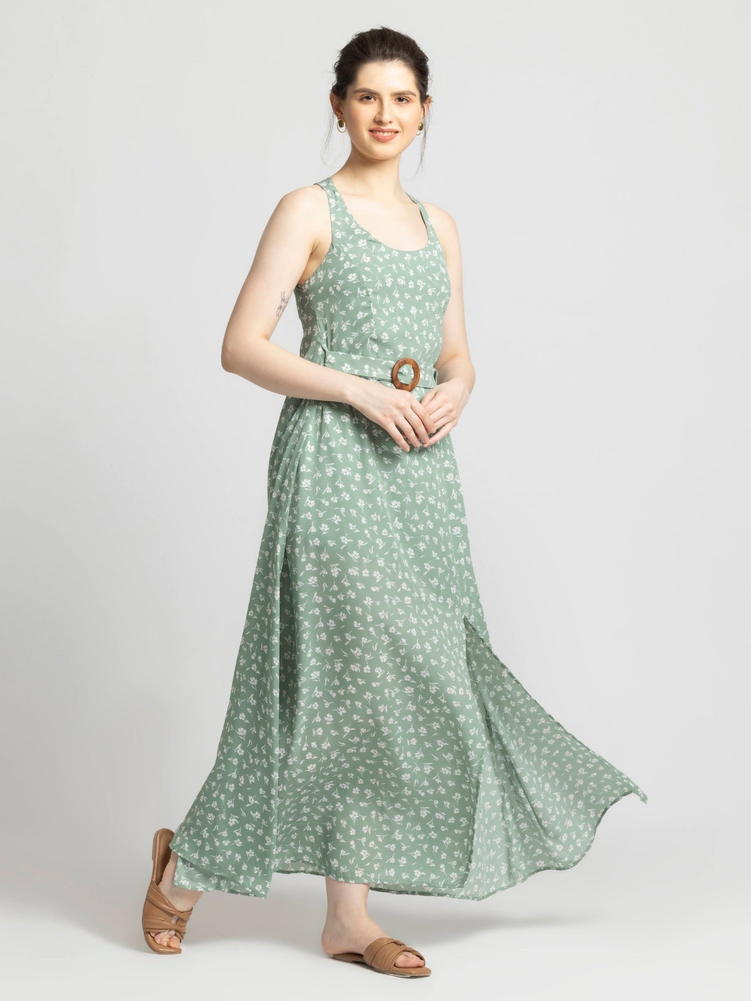 Tranquil Garden Maxi Dress