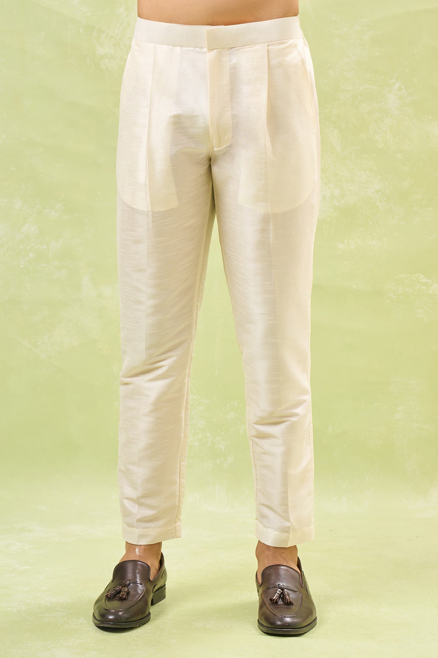 Pink Brocade Kurta-Jacket Set