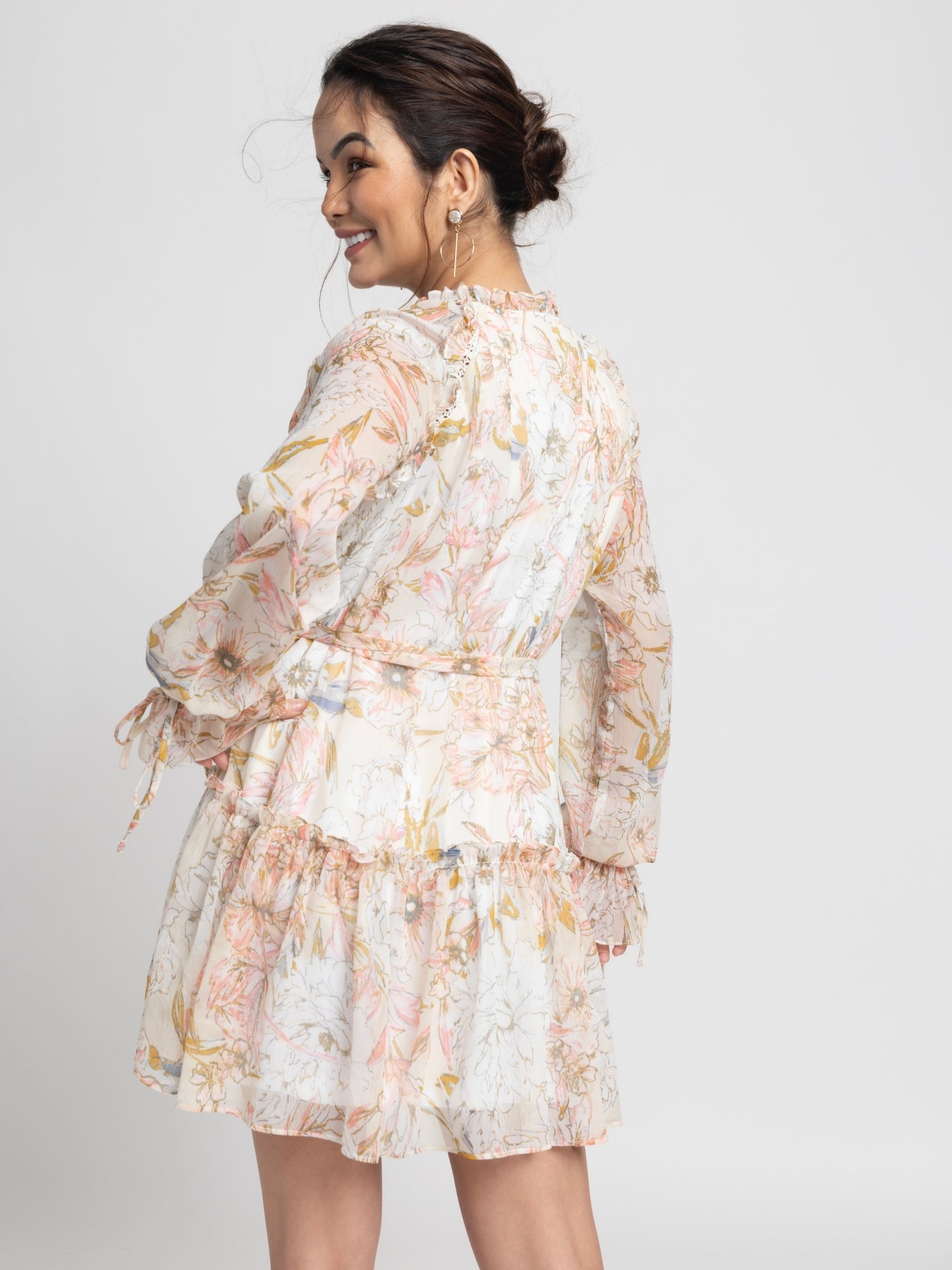 Creamsicle Flare Mini Dress