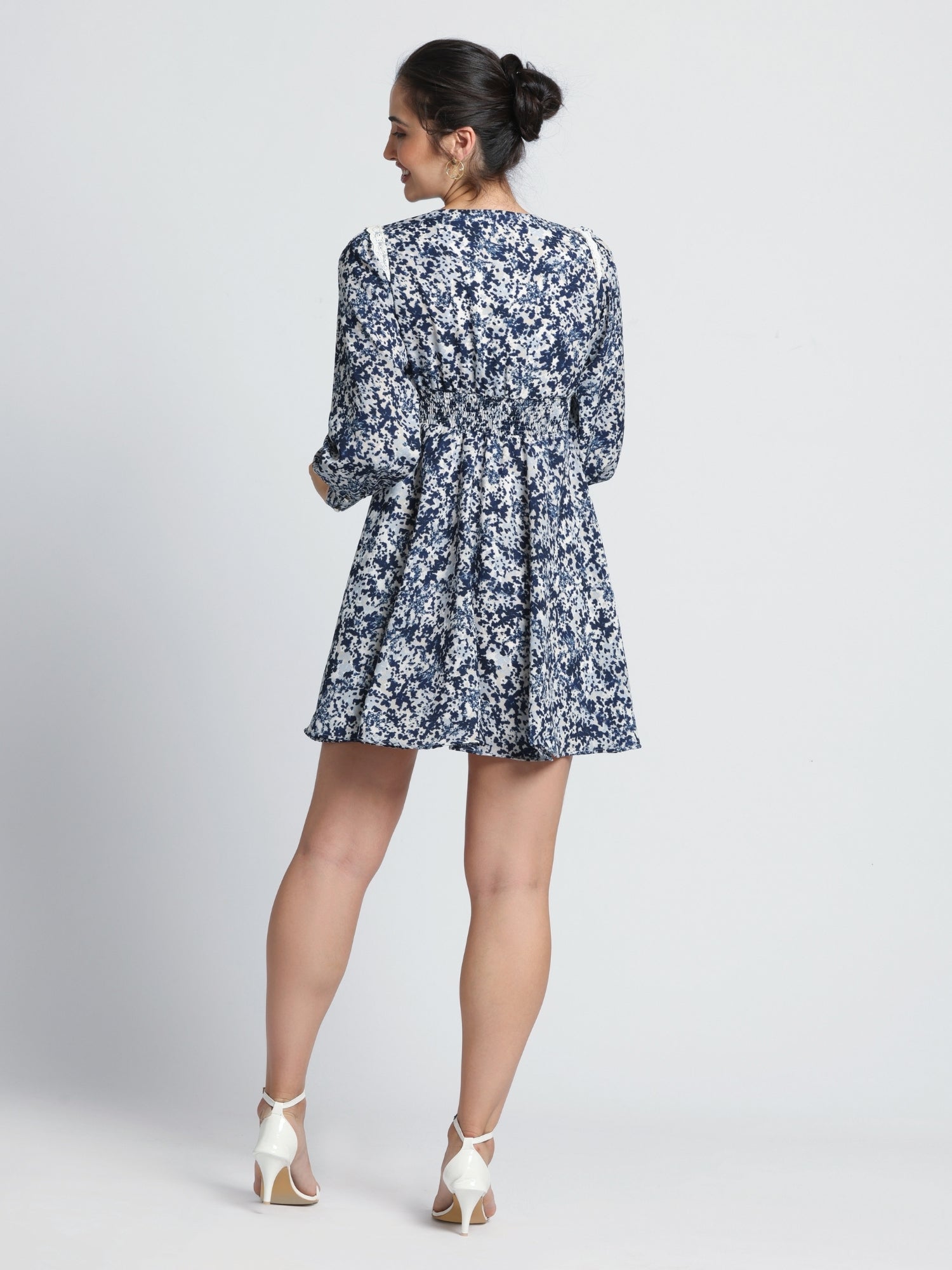Cerulean Charm Mini Dress