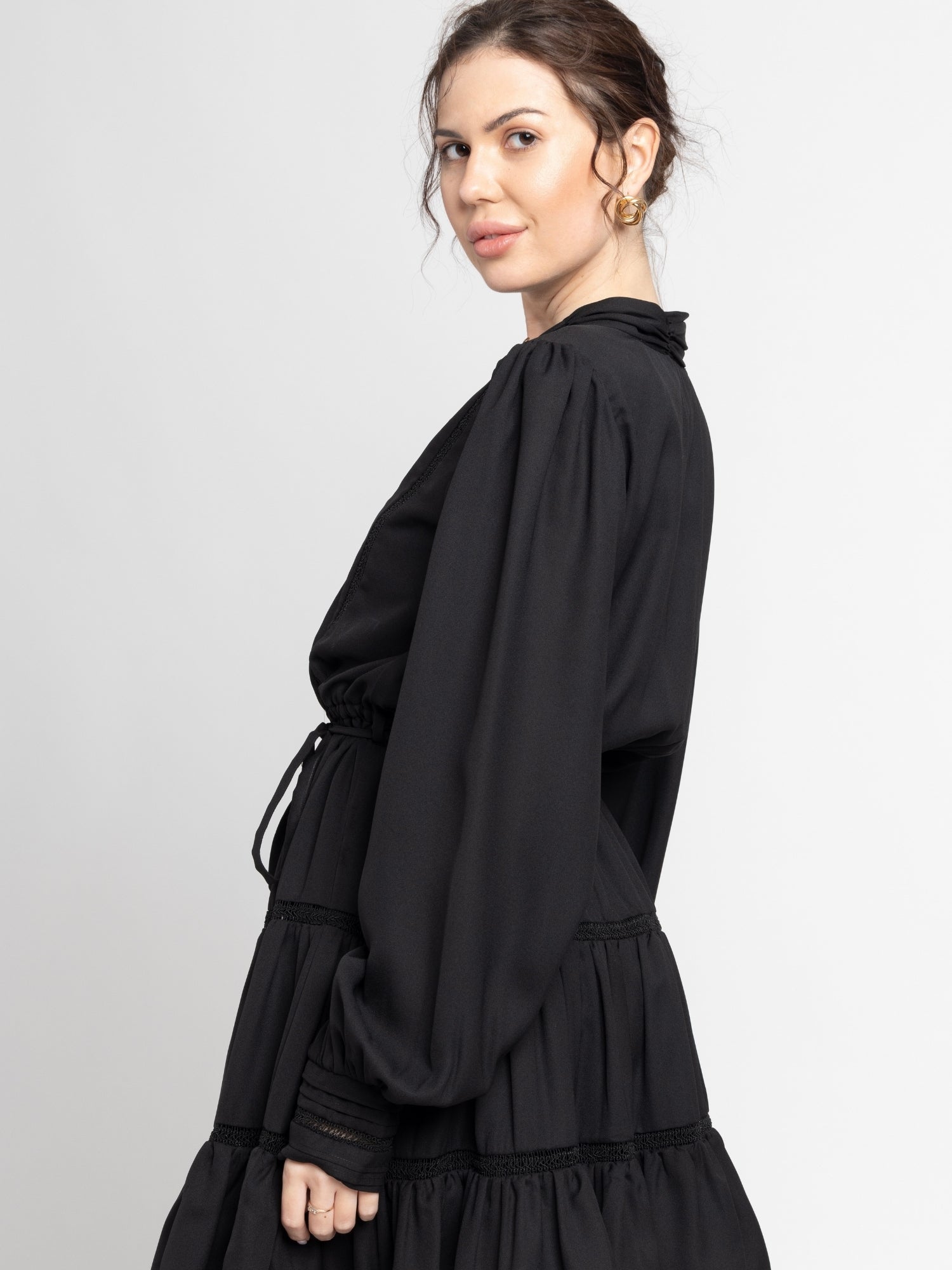 Midnight Black Mini Dress