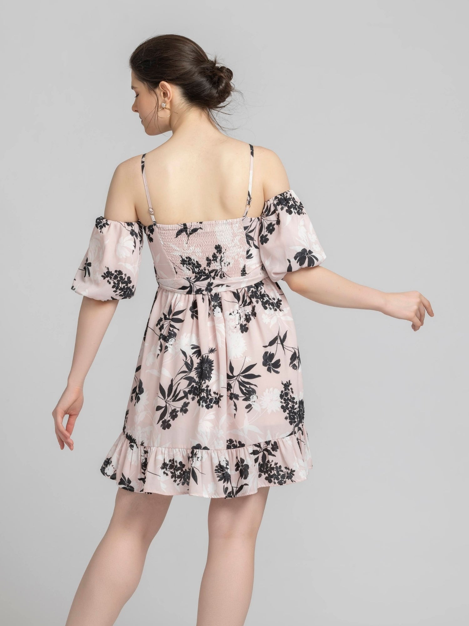 Blushing Petal Mini Dress