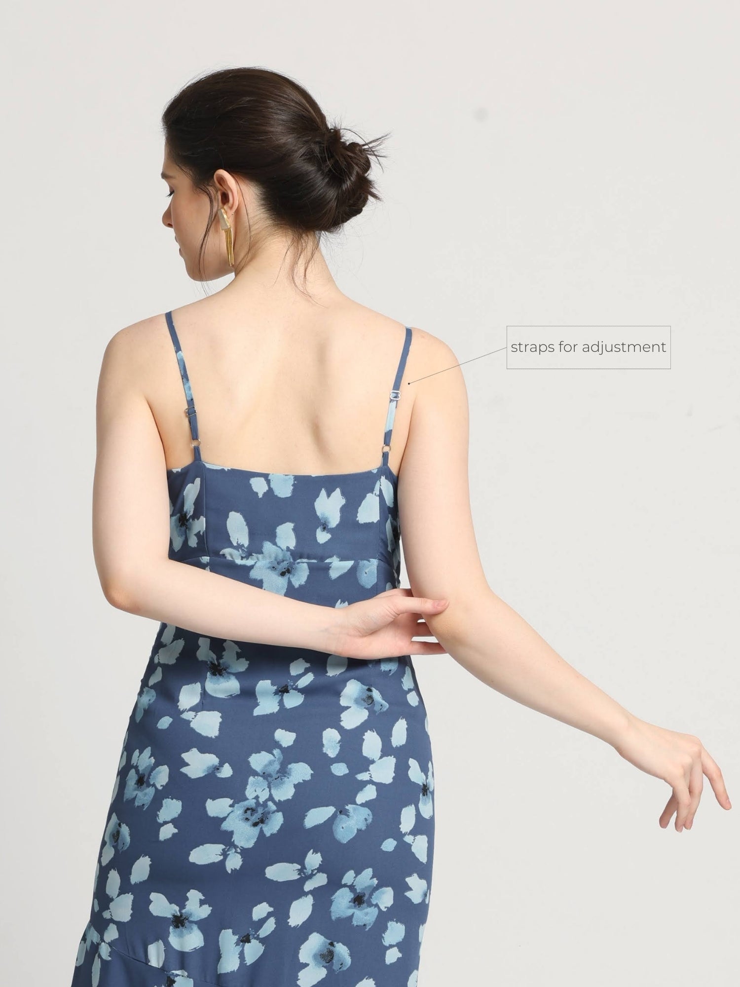 Floral Waterfall Maxi Dress