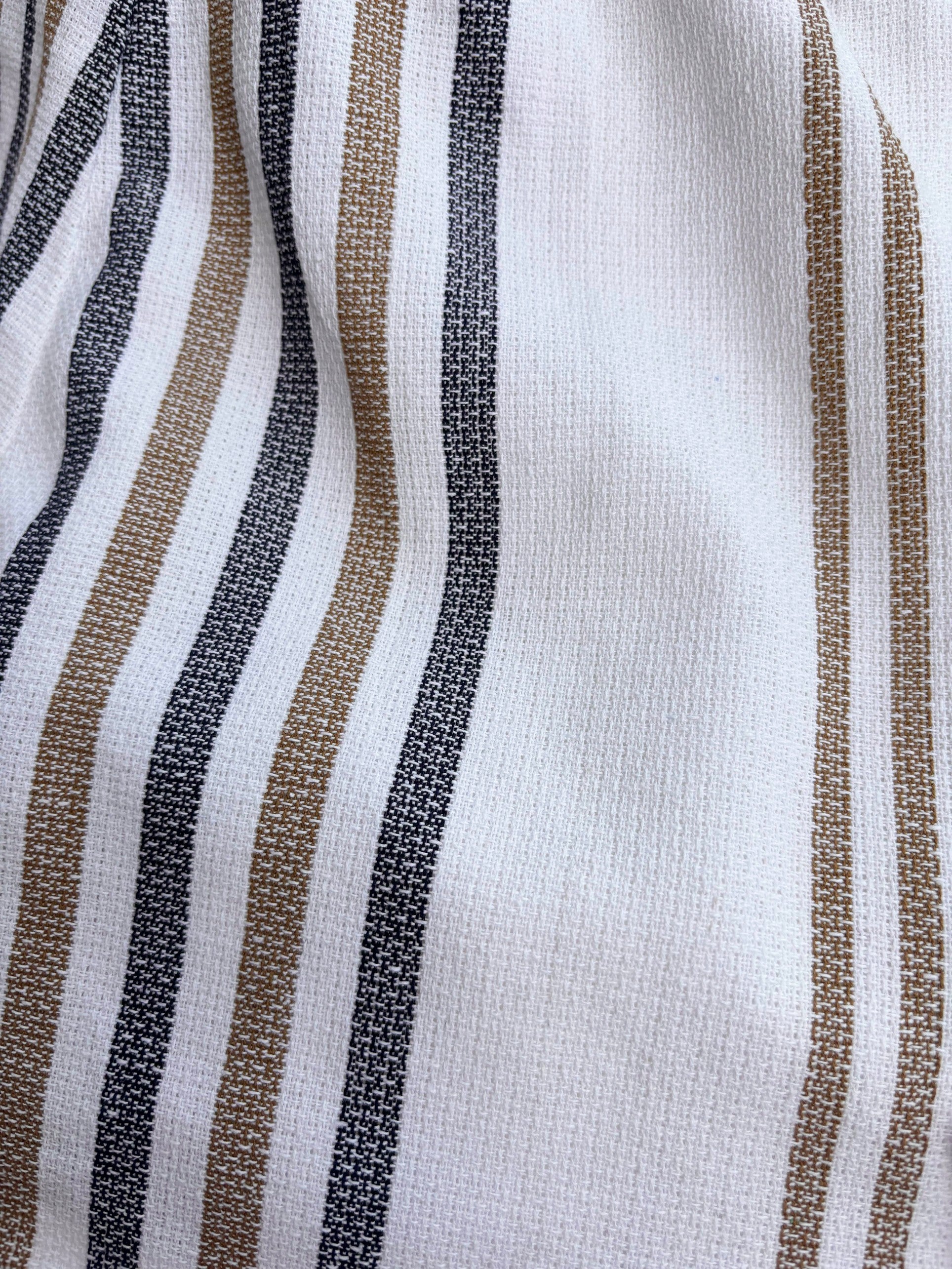 Striped Cotton Shorts