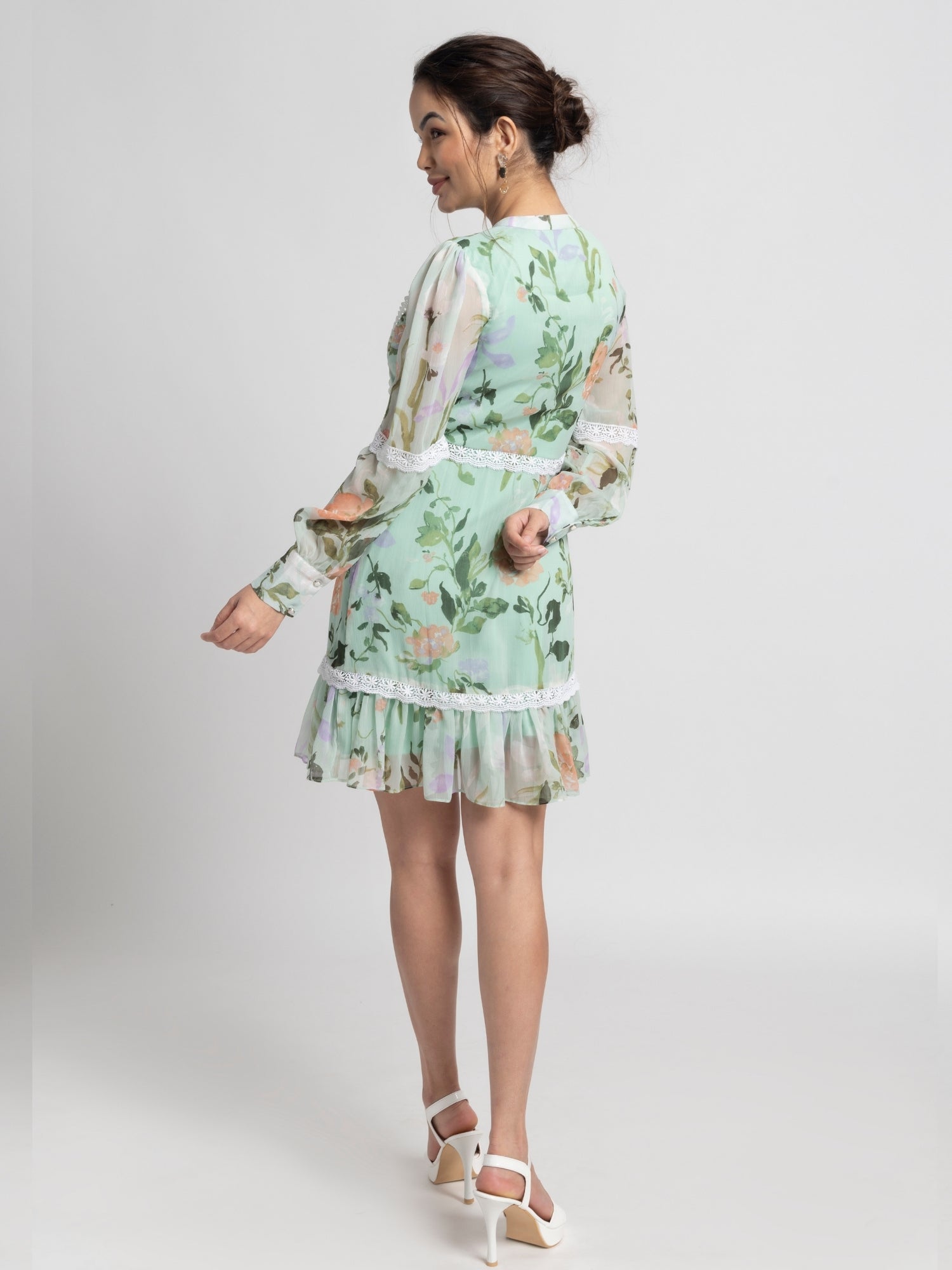 Aurora Garden Mini Dress