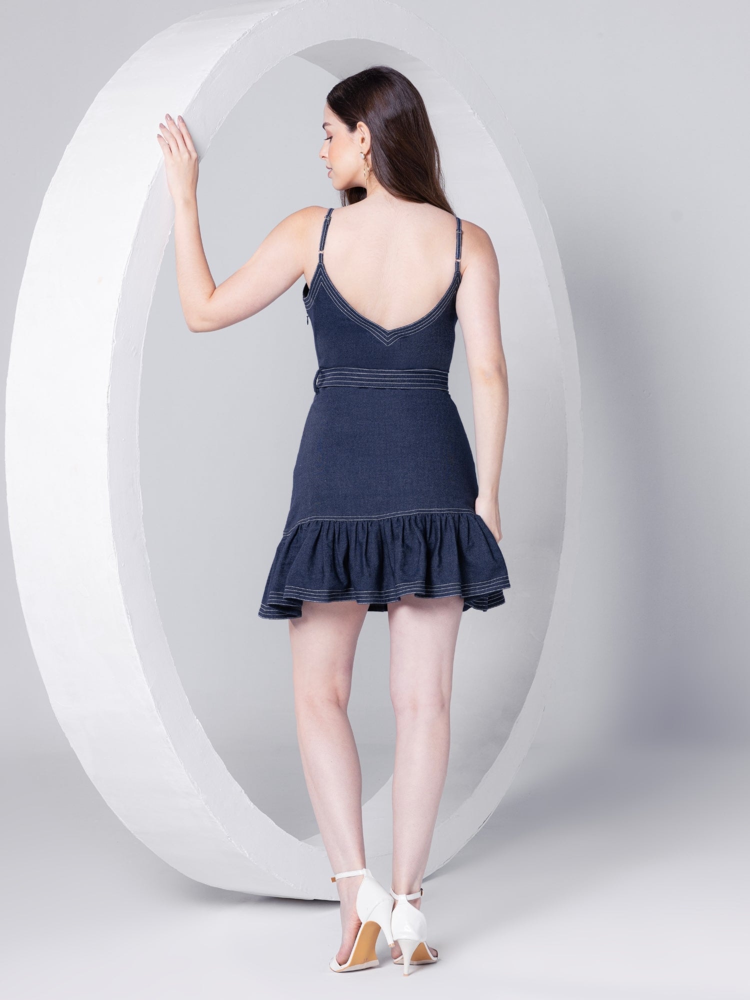 Denim Chic Mini Dress