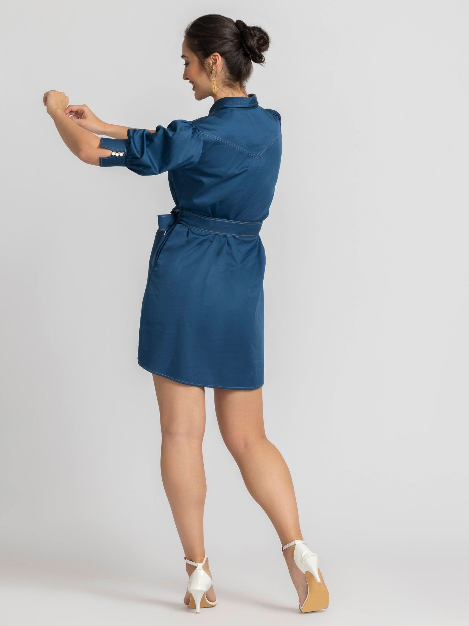 Teal Temptation Mini Dress