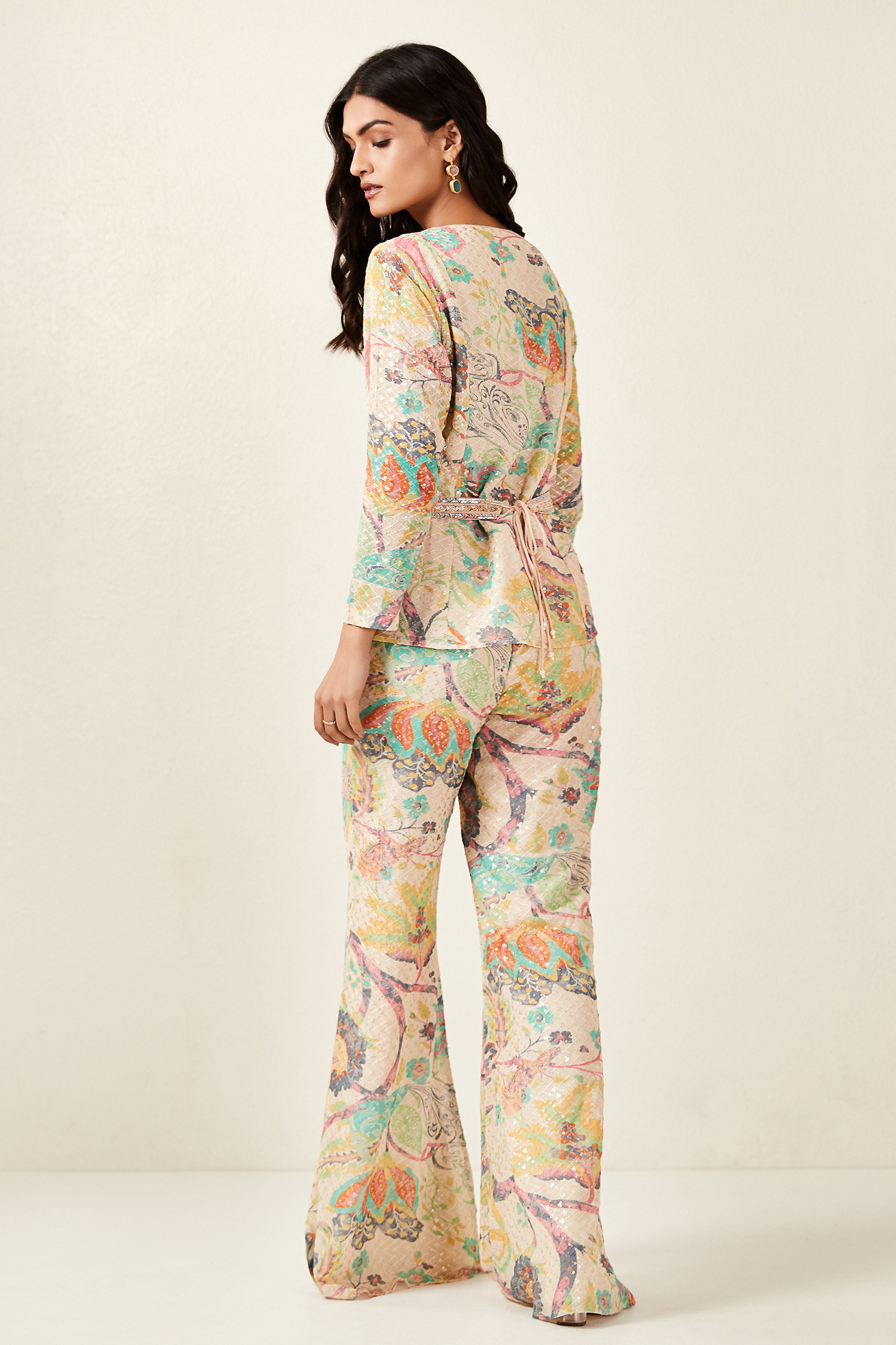 Multicoloured Printed Co-Ords