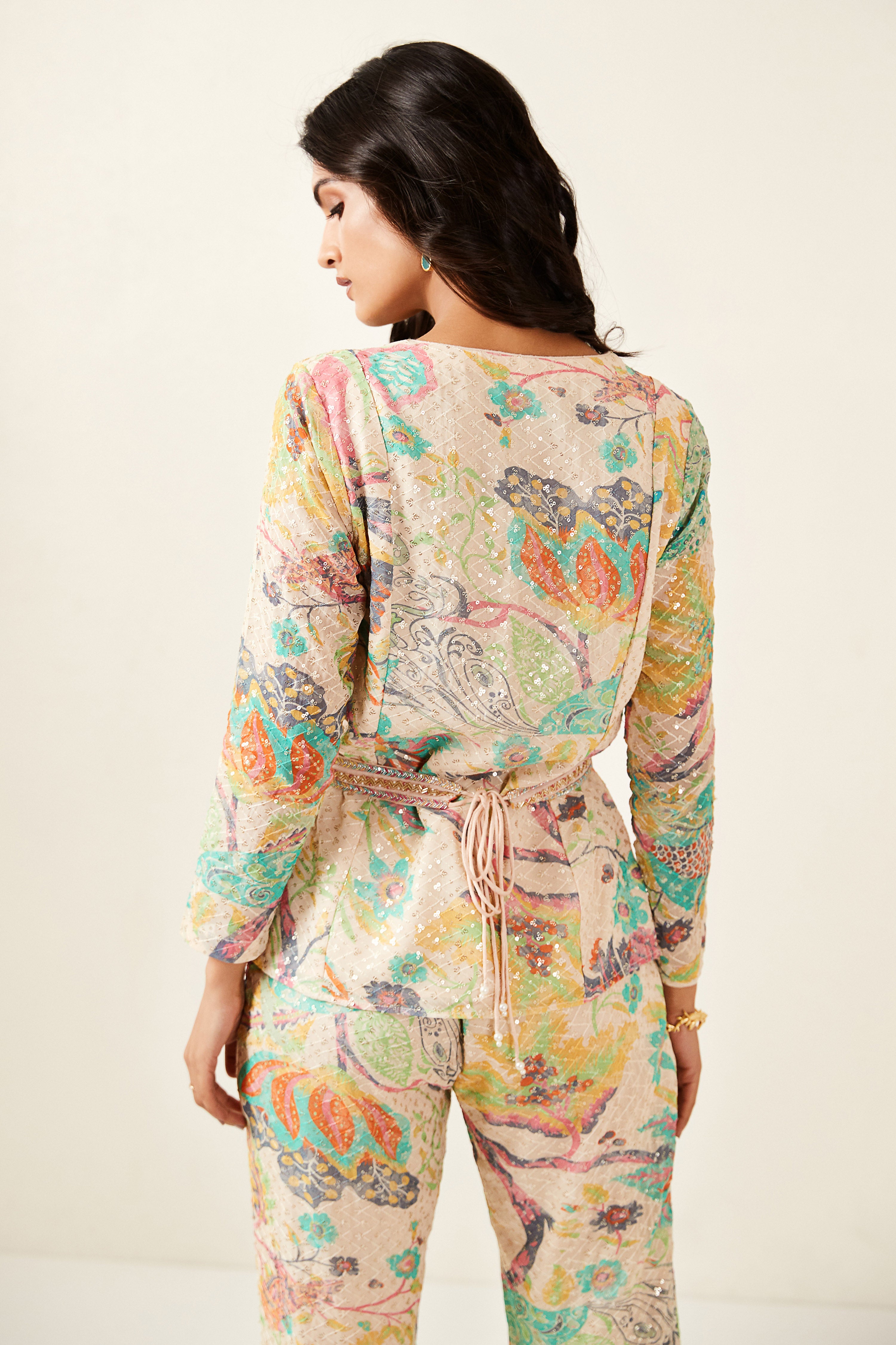 Multicoloured Printed Co-Ords
