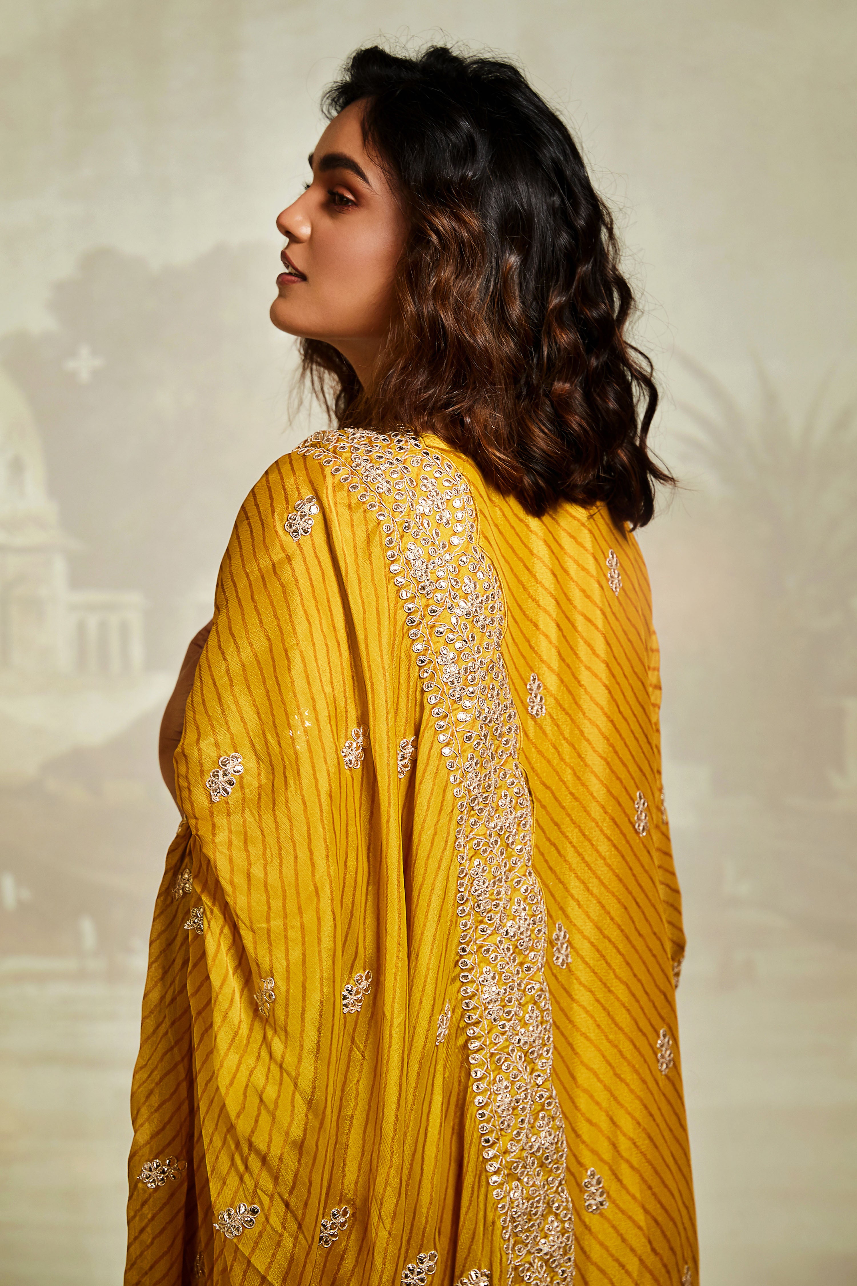 Yellow Embroidered Kurta Set
