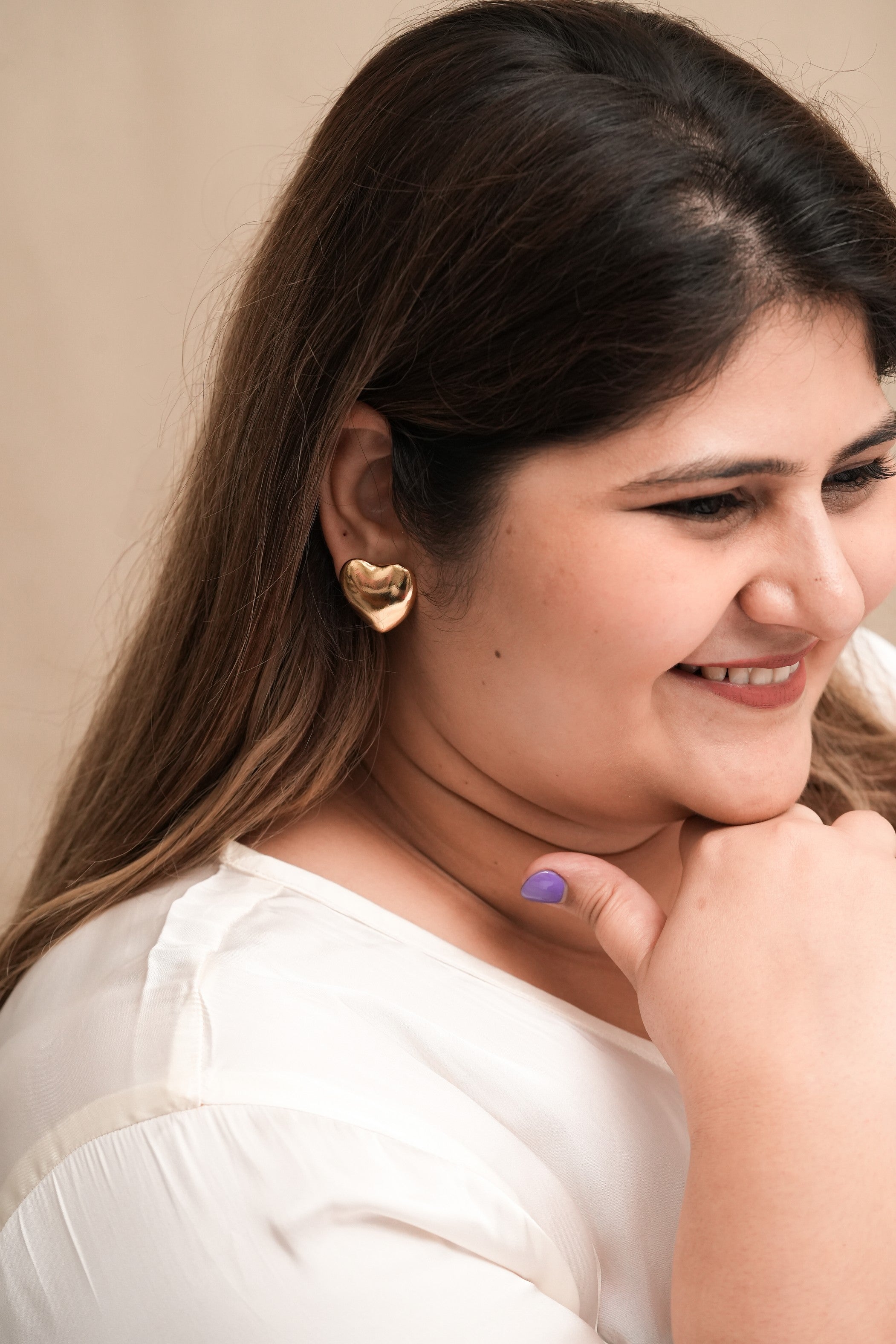 Love Candy Studs- Gold