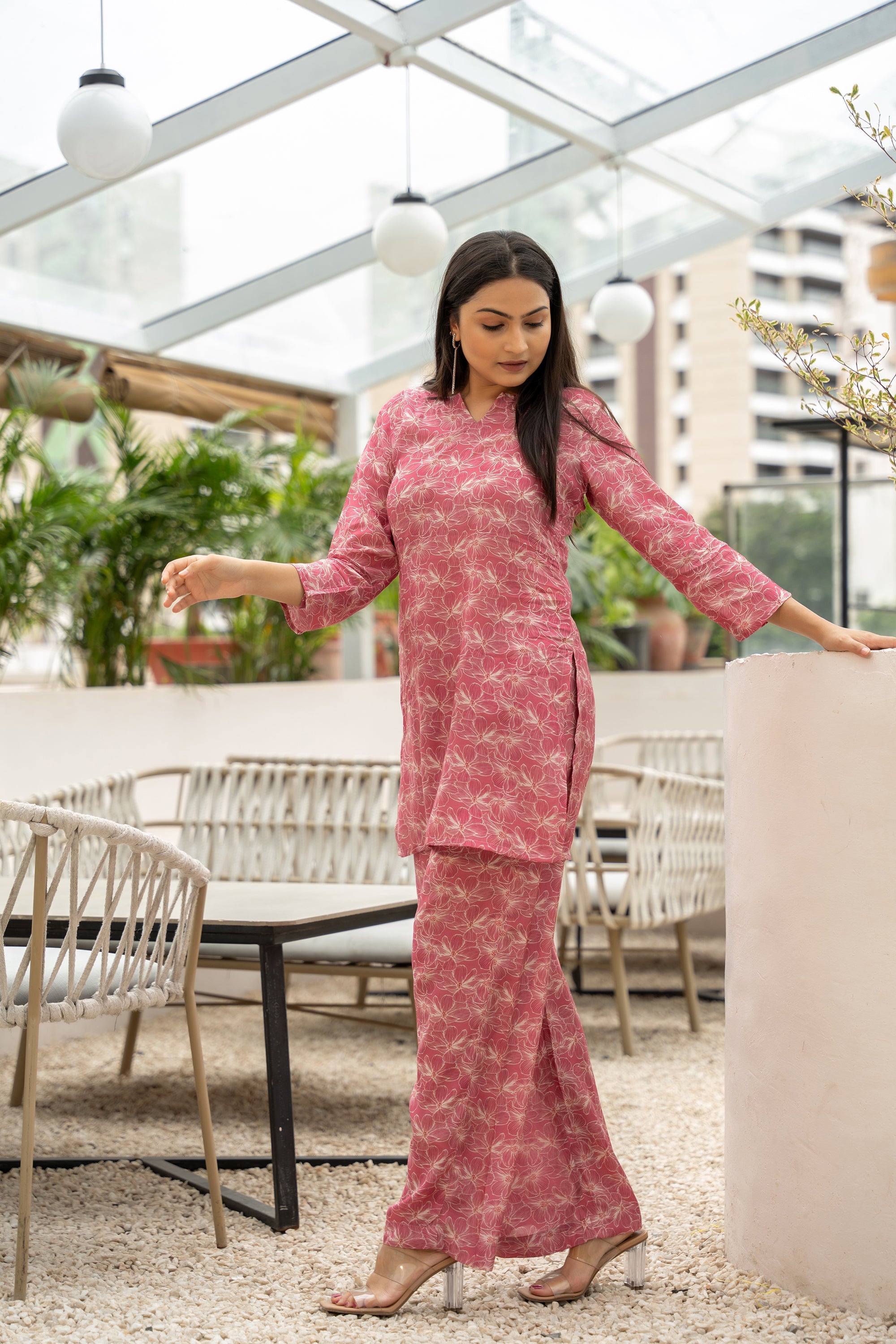 RELAXED BLOOM MUSLIN CORD SET