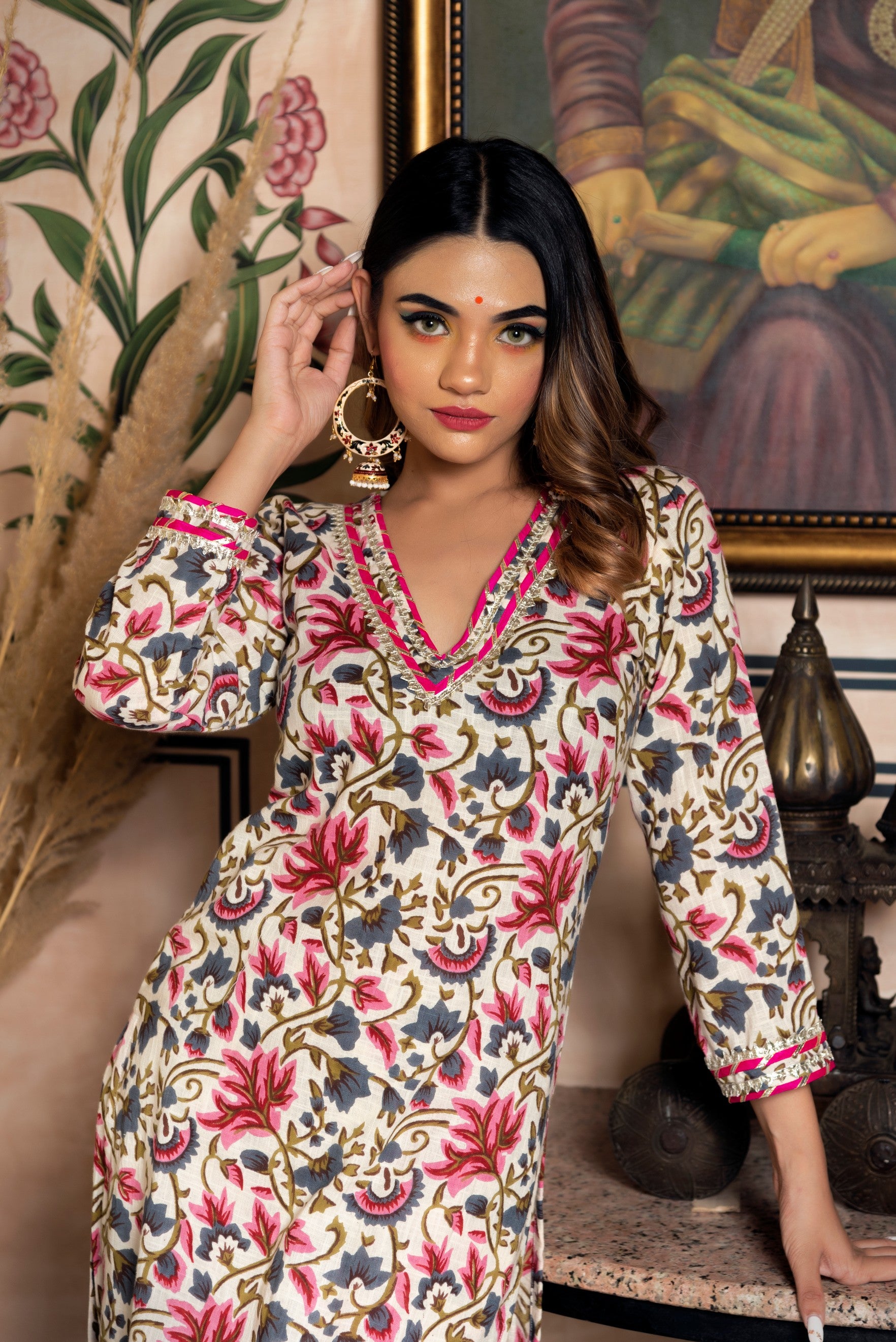 GARDEN ROSE COTTON SUIT SET.