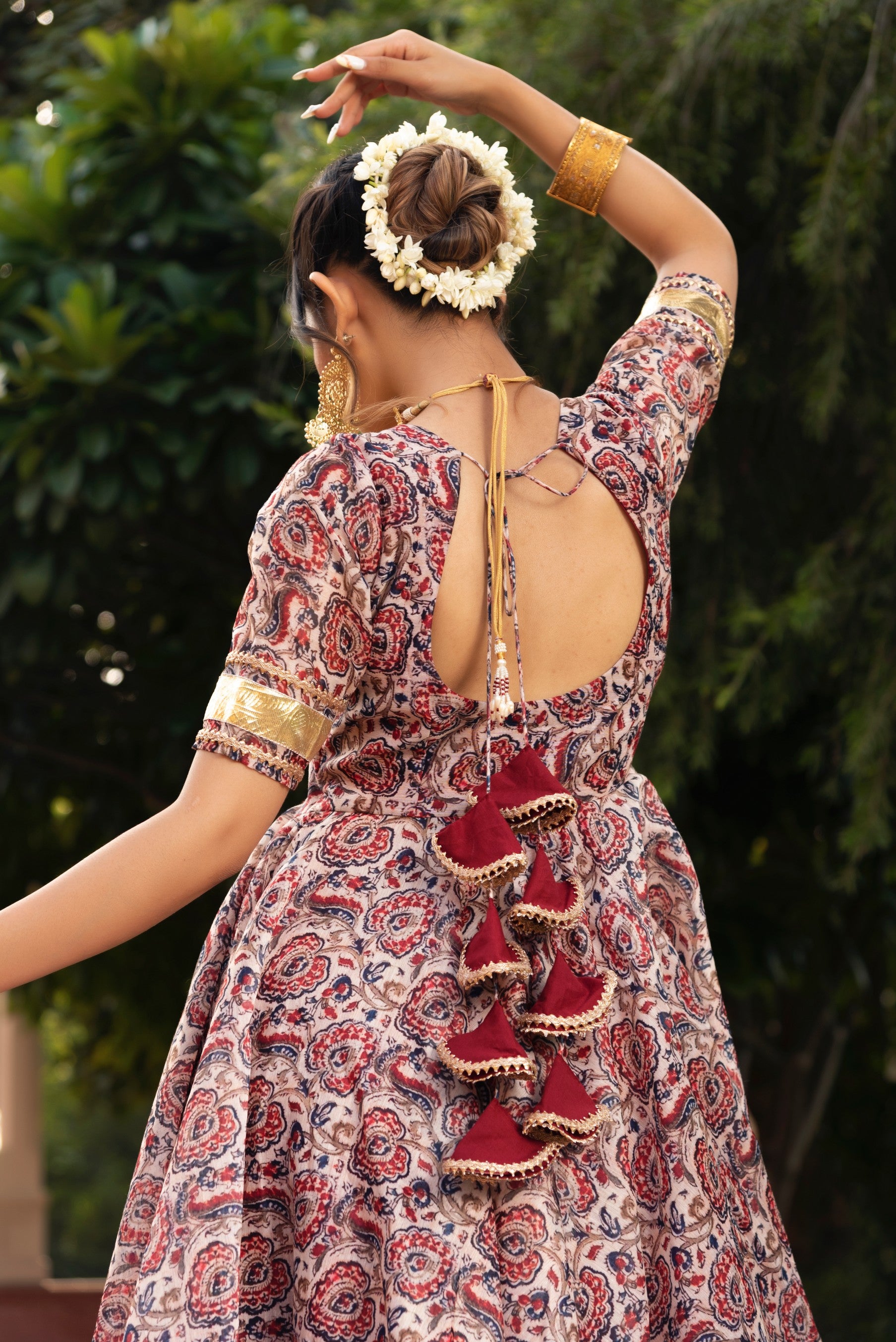 GULBAGH ORGANZA ANARKALI SET