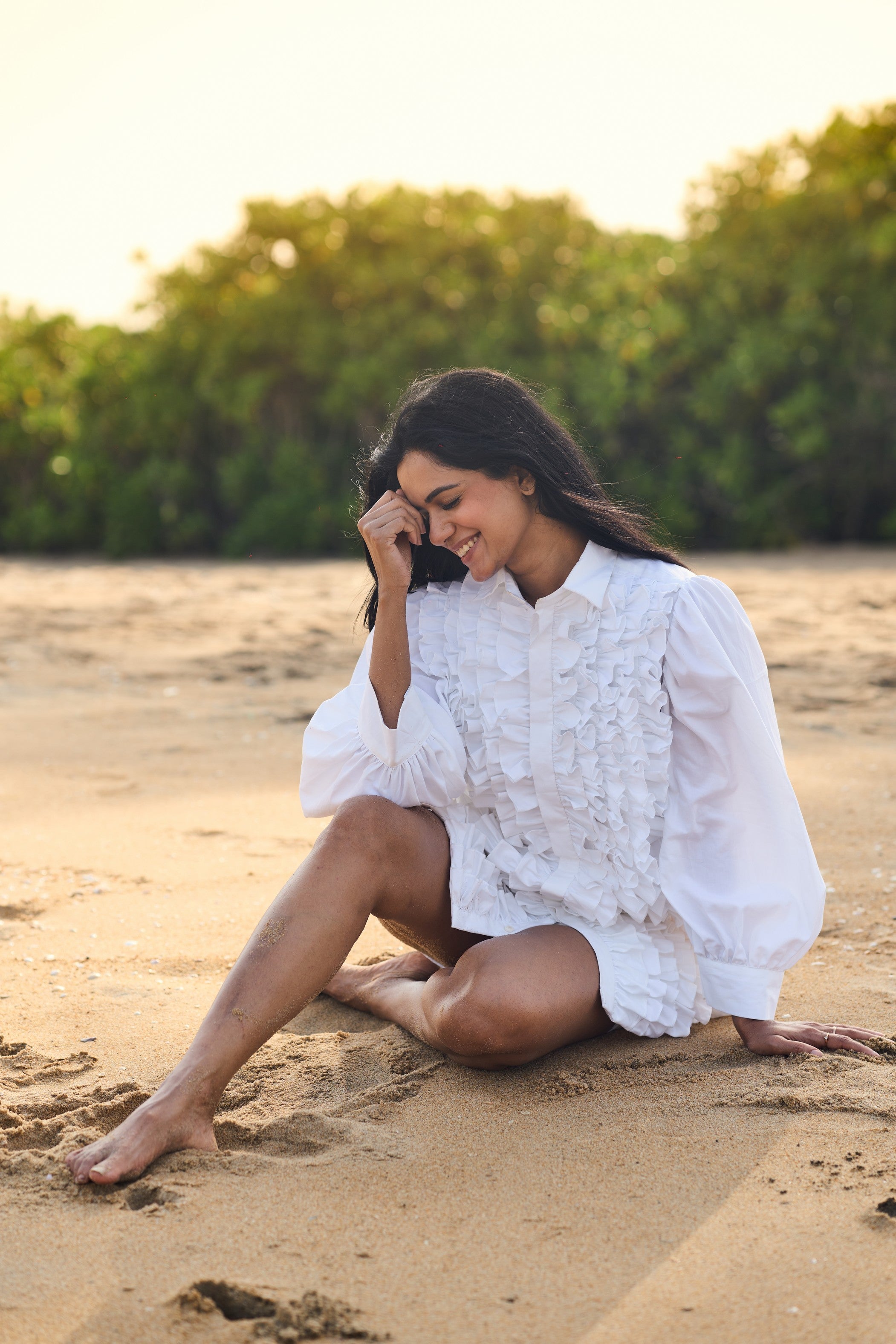 THE RUFFLE RAY SHIRT