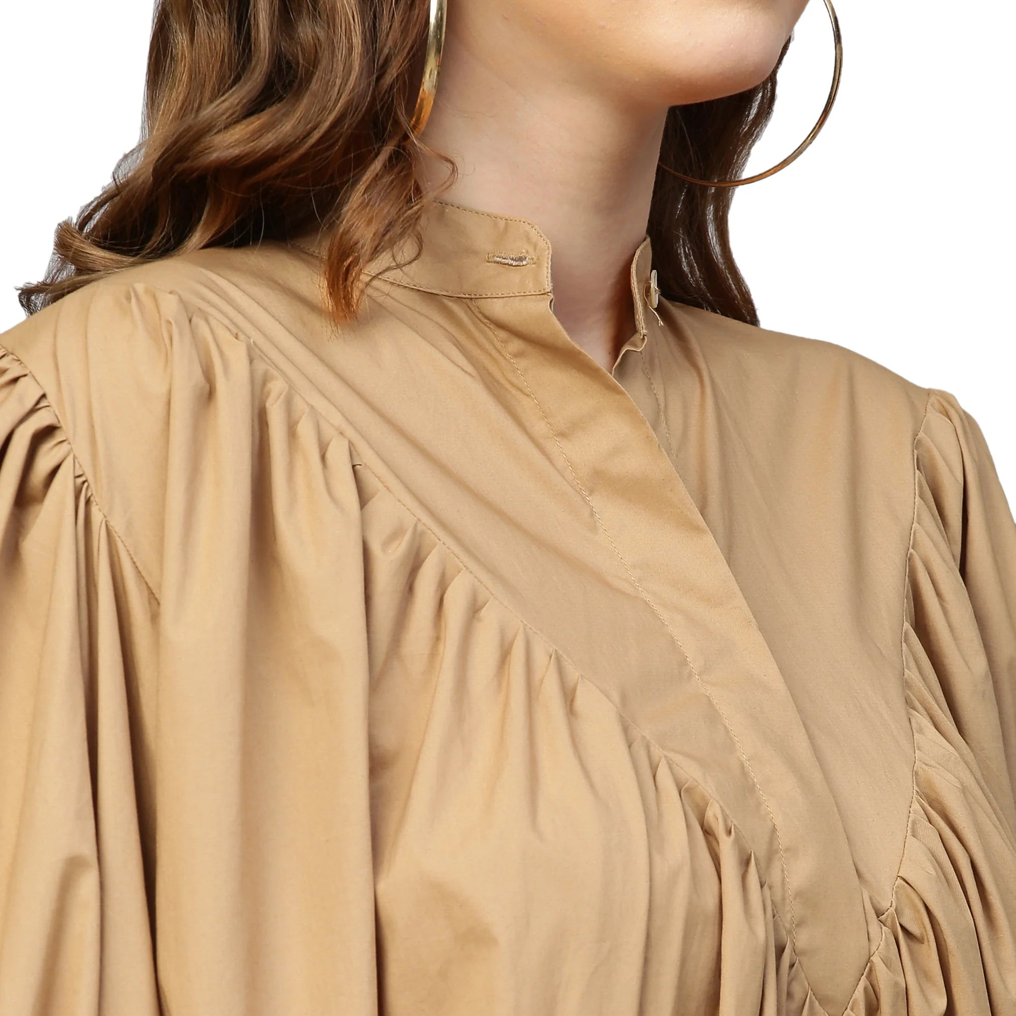 Elasticated bottom top