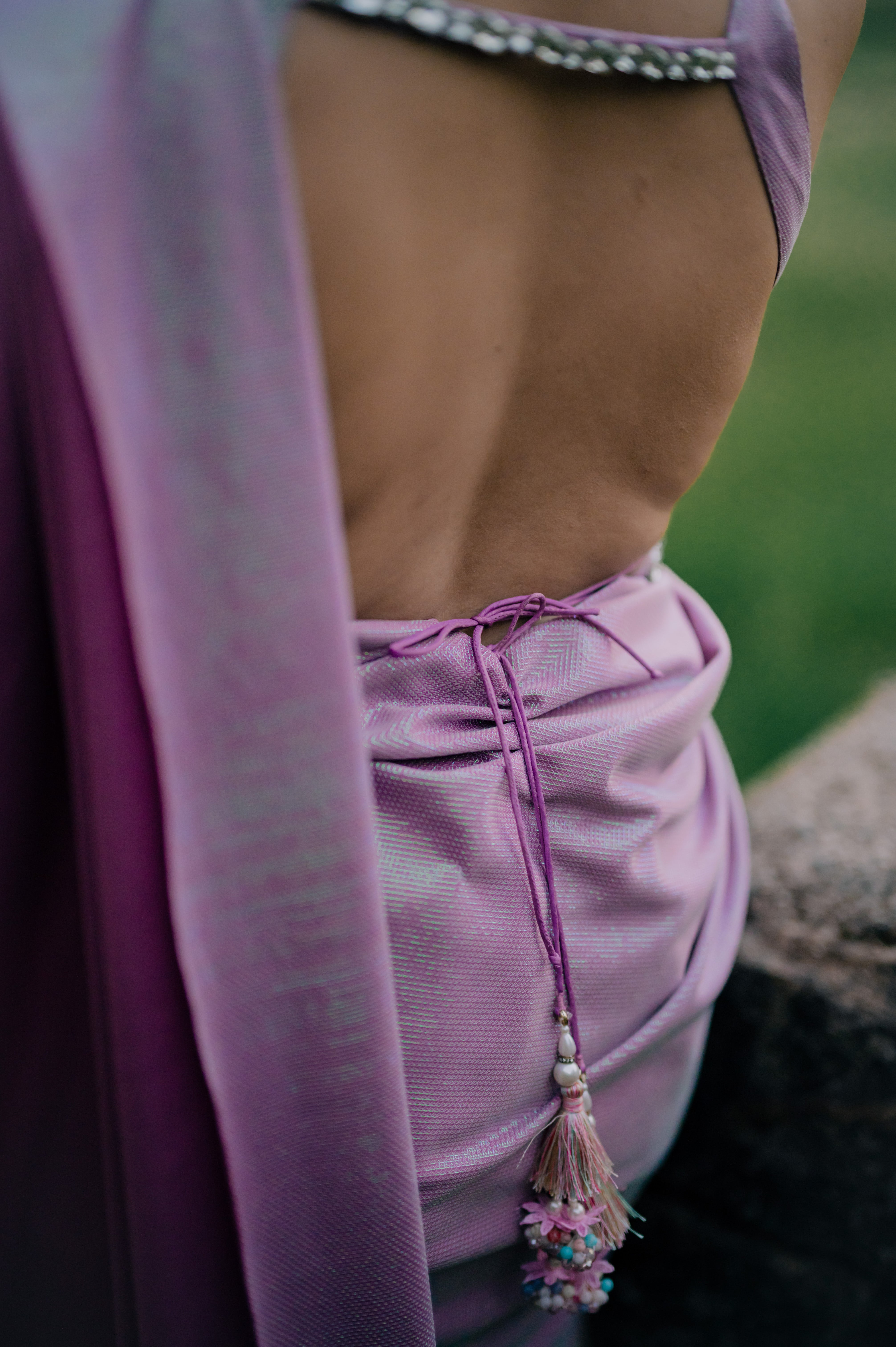 DISCO 82 PRE-PLEATED SAREE SET