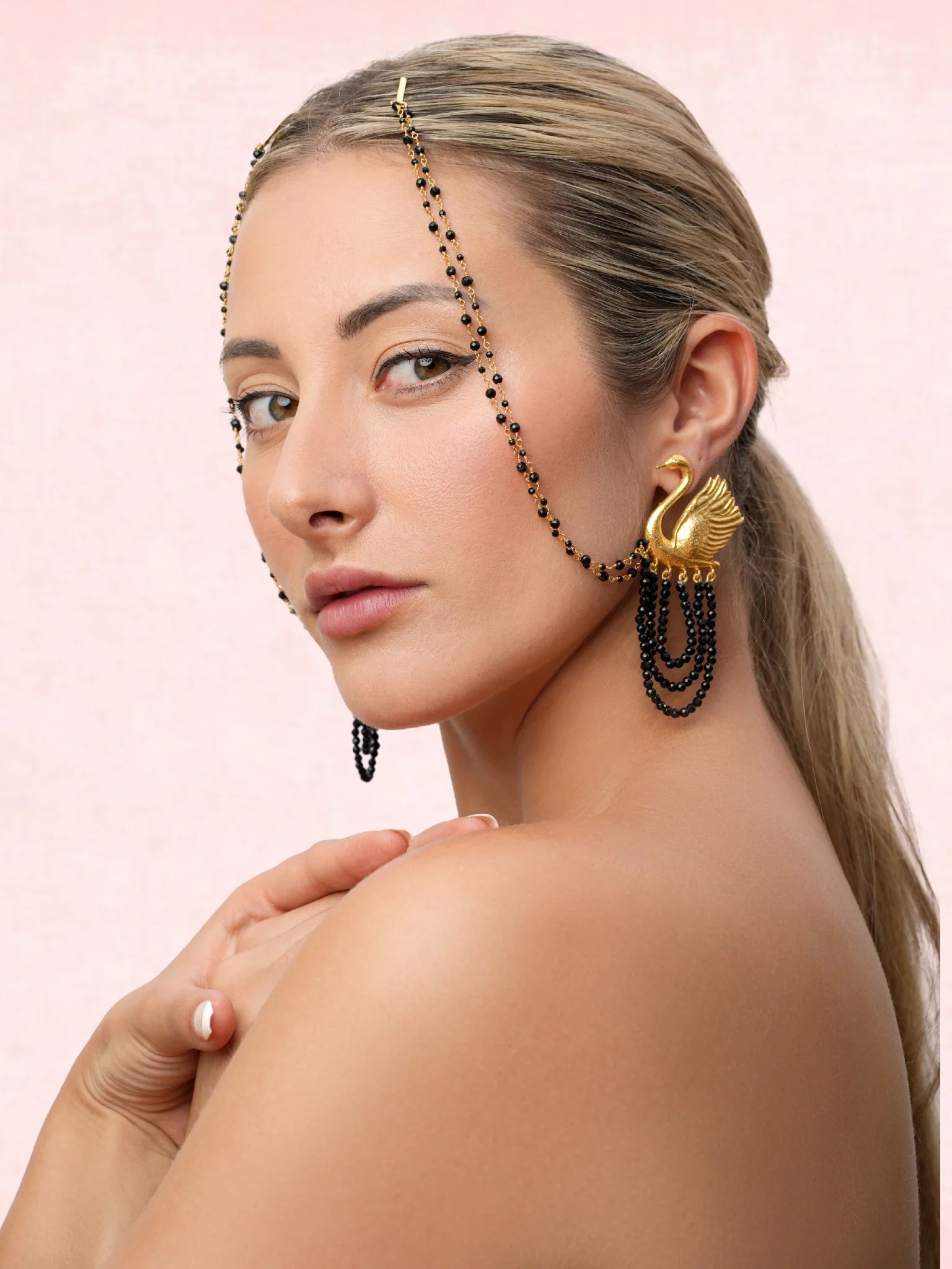 Swan Earrings Repeat