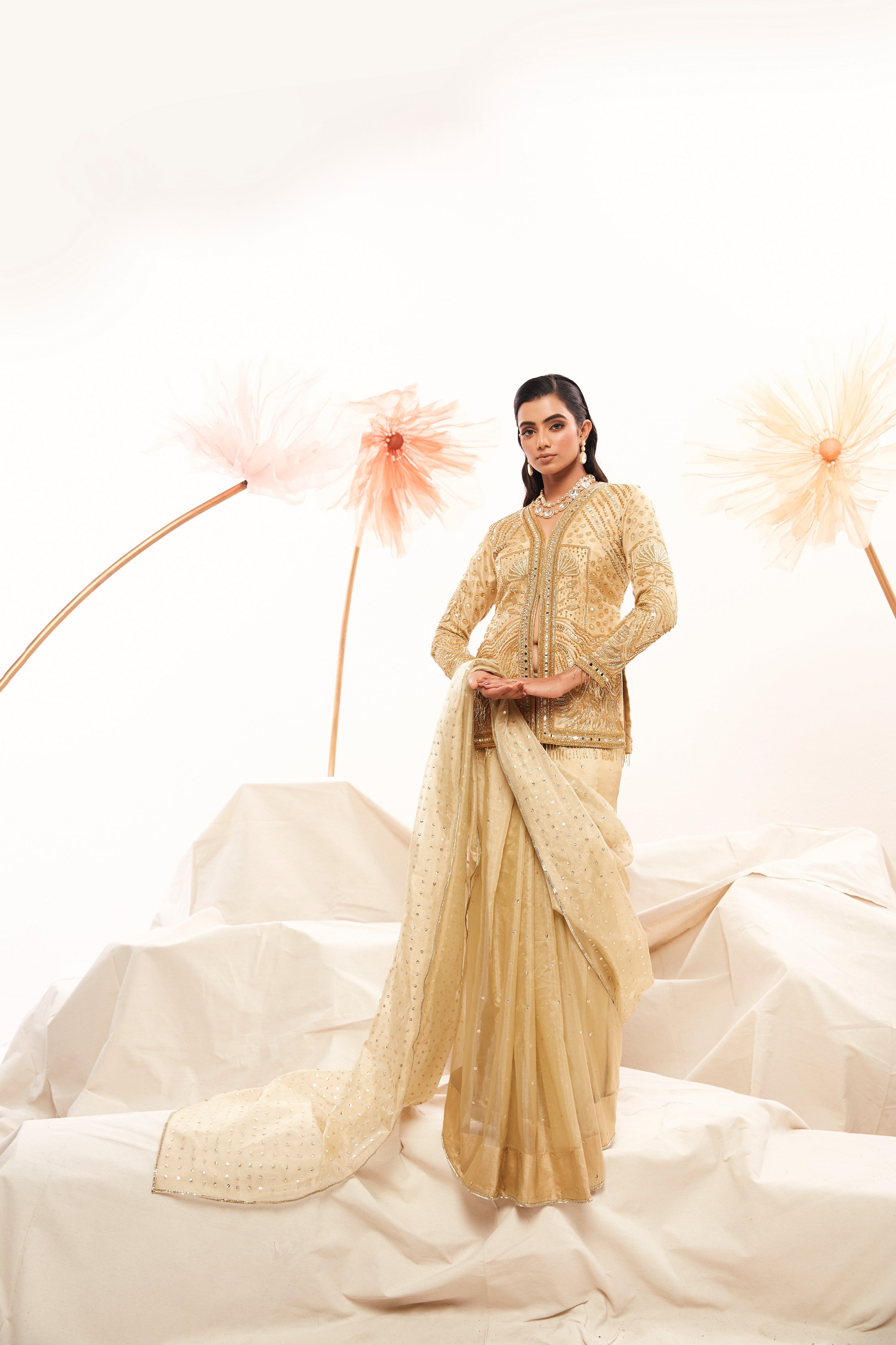 Gold Rush Saree