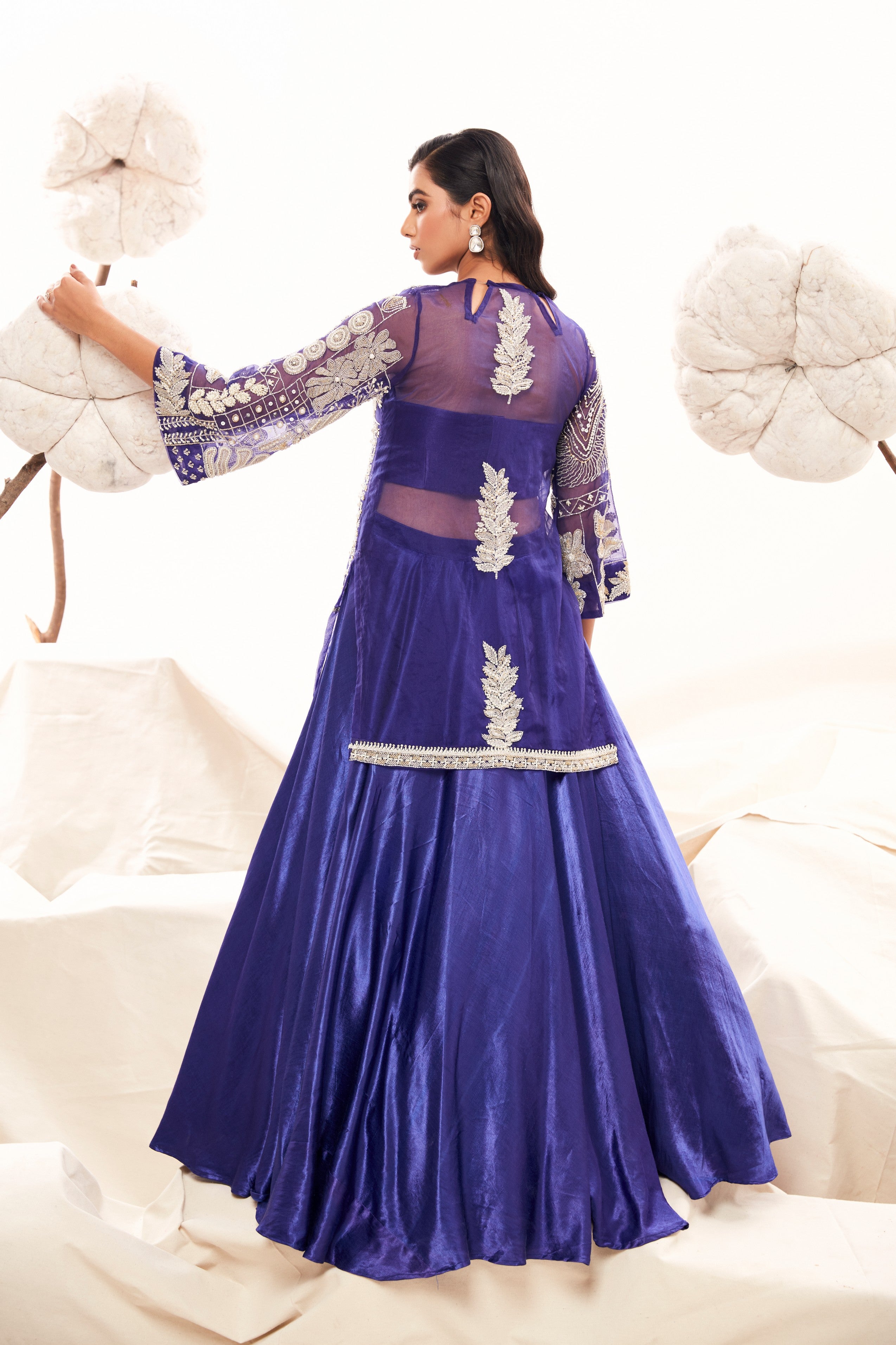 Glamorous lehenga with embroidered kurta