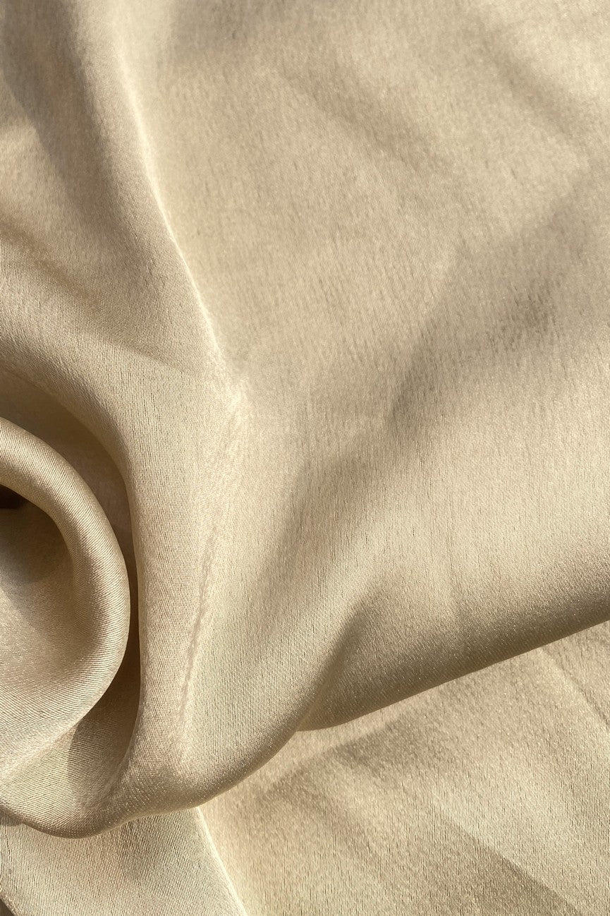 Satin Cowl Neck Maxi Dress
