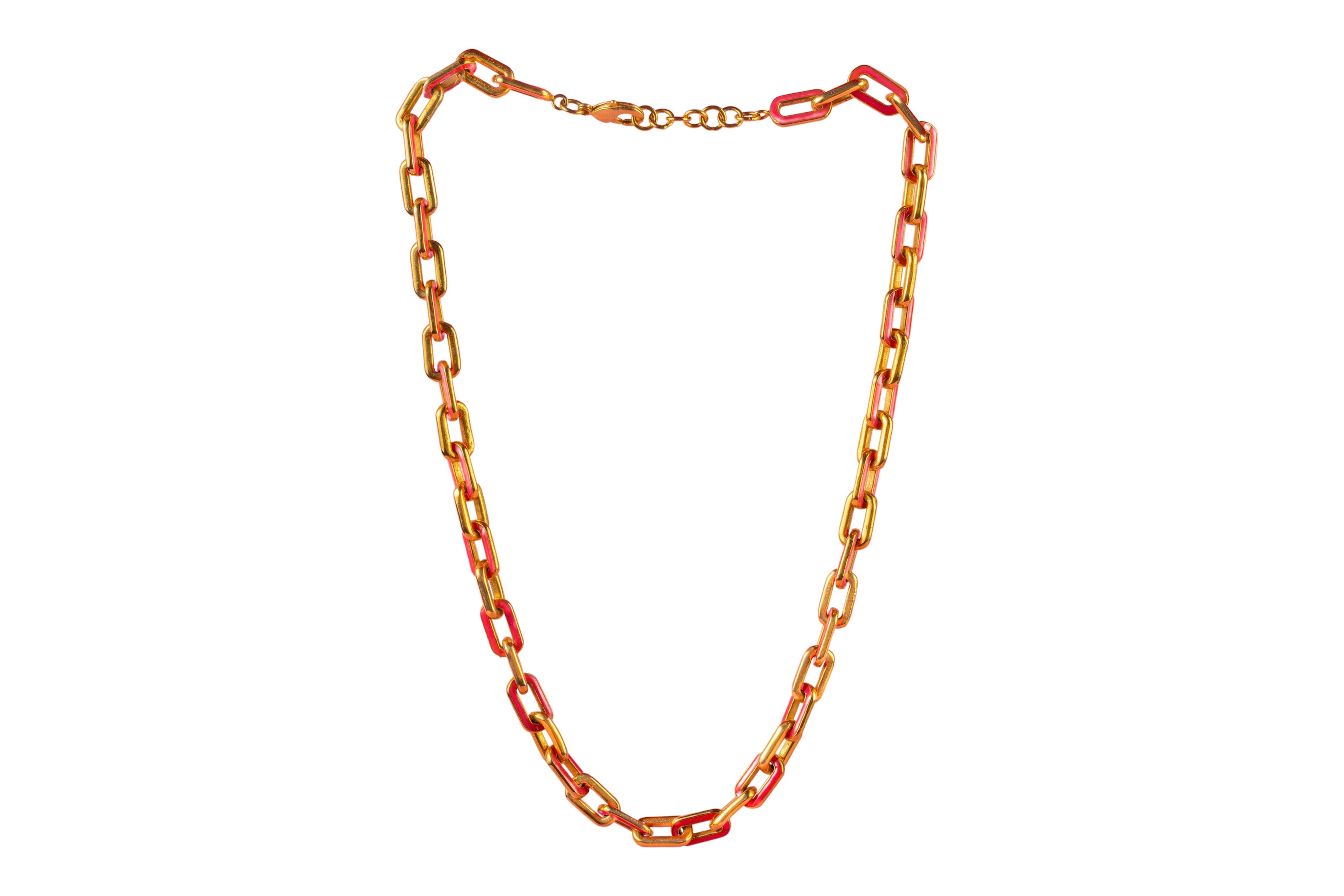 Pink link chain
