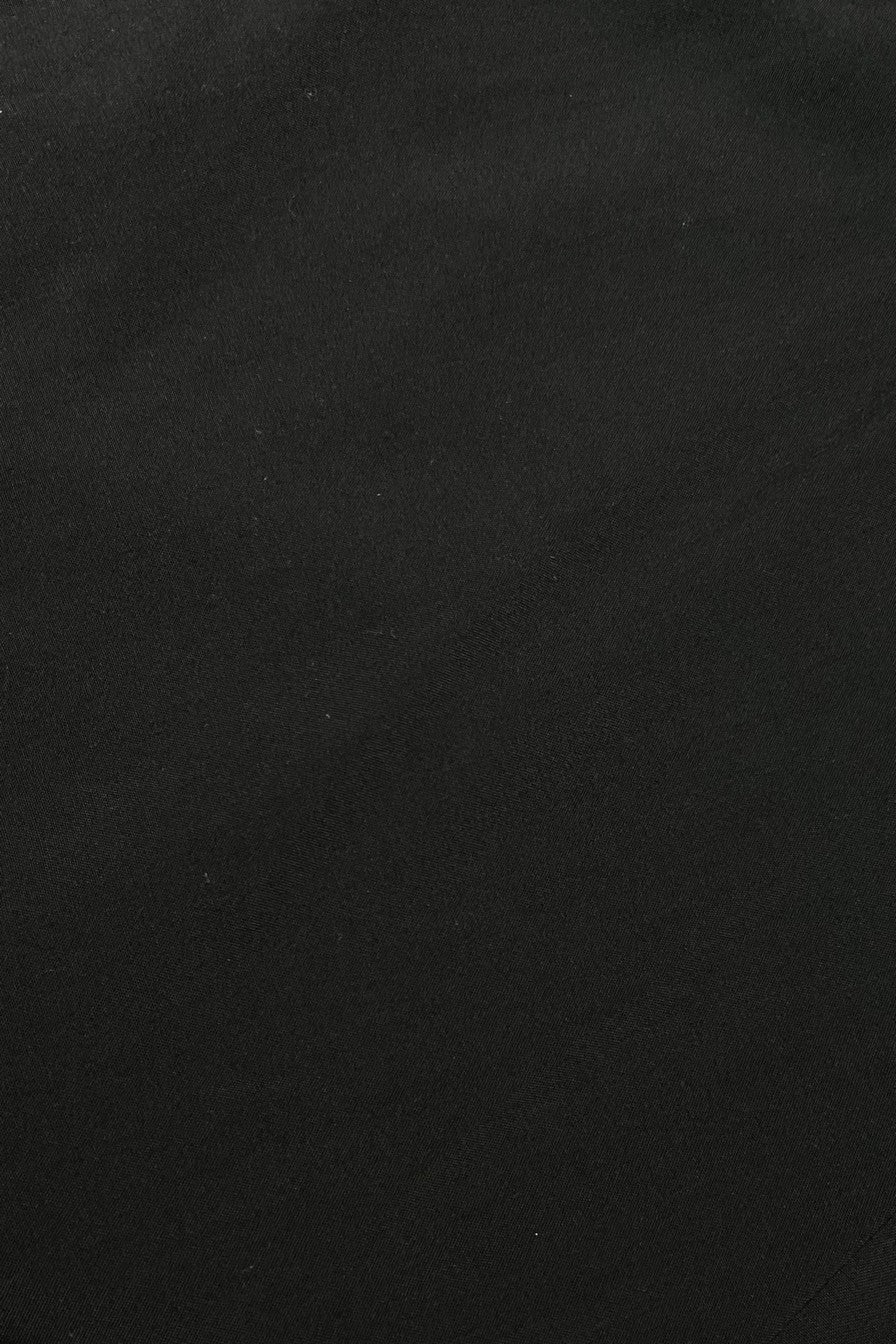 Black Rayon Midi Dress