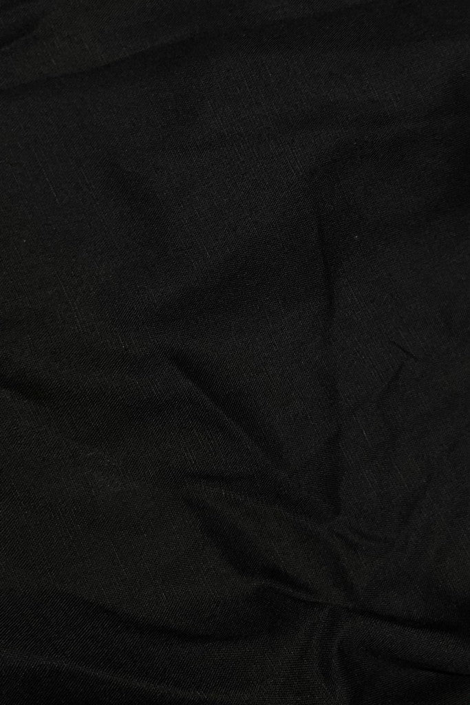 Black Linen Vest