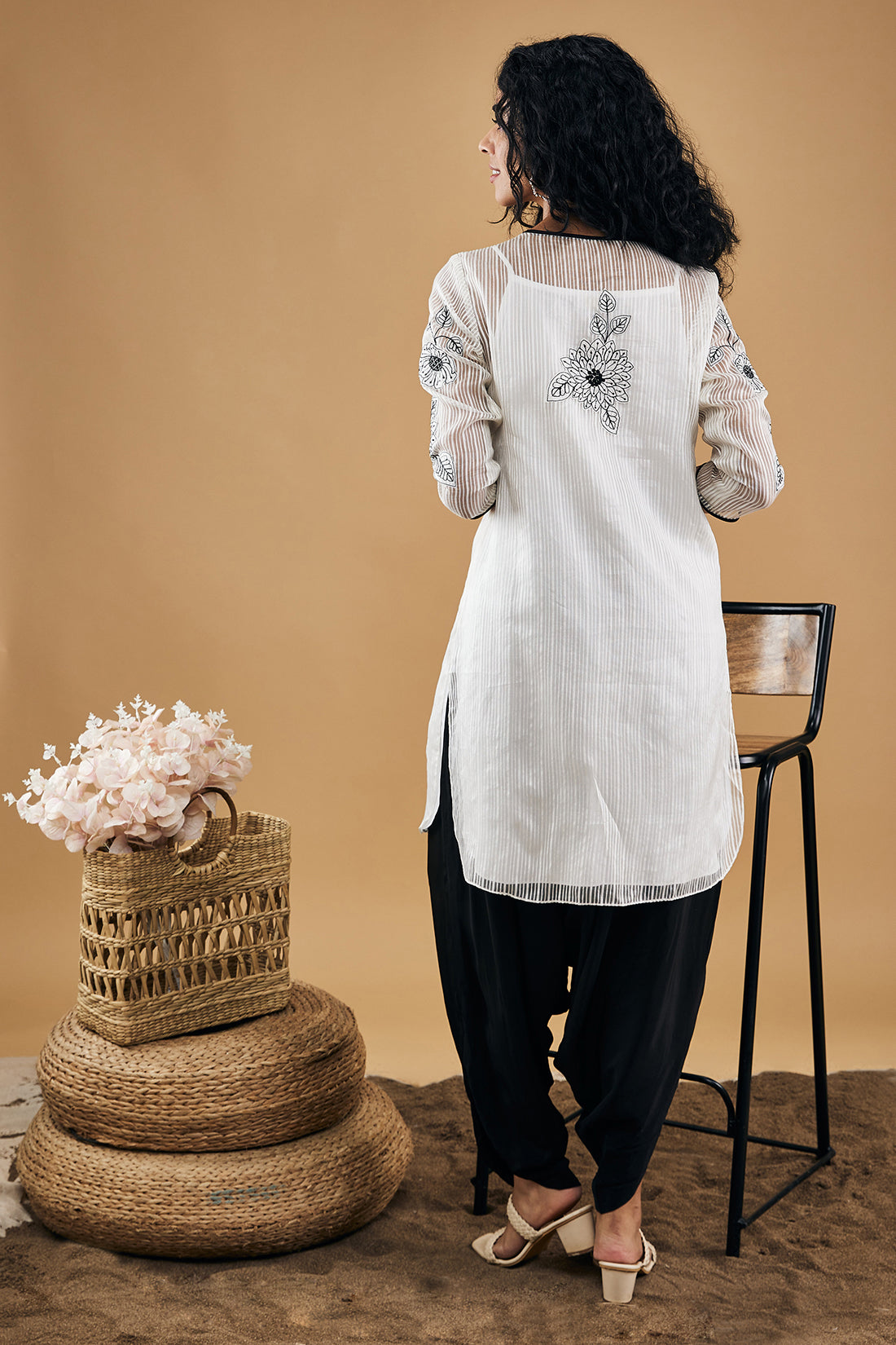 Nazli Patch-worked Kurta Set