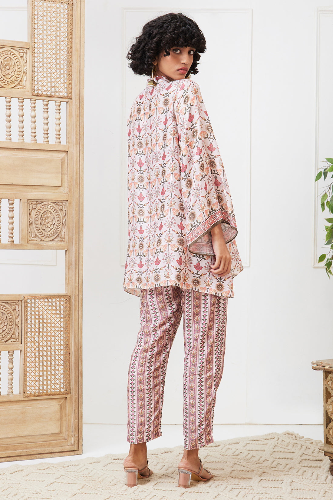 Tabriz Embroidered Co-ord set