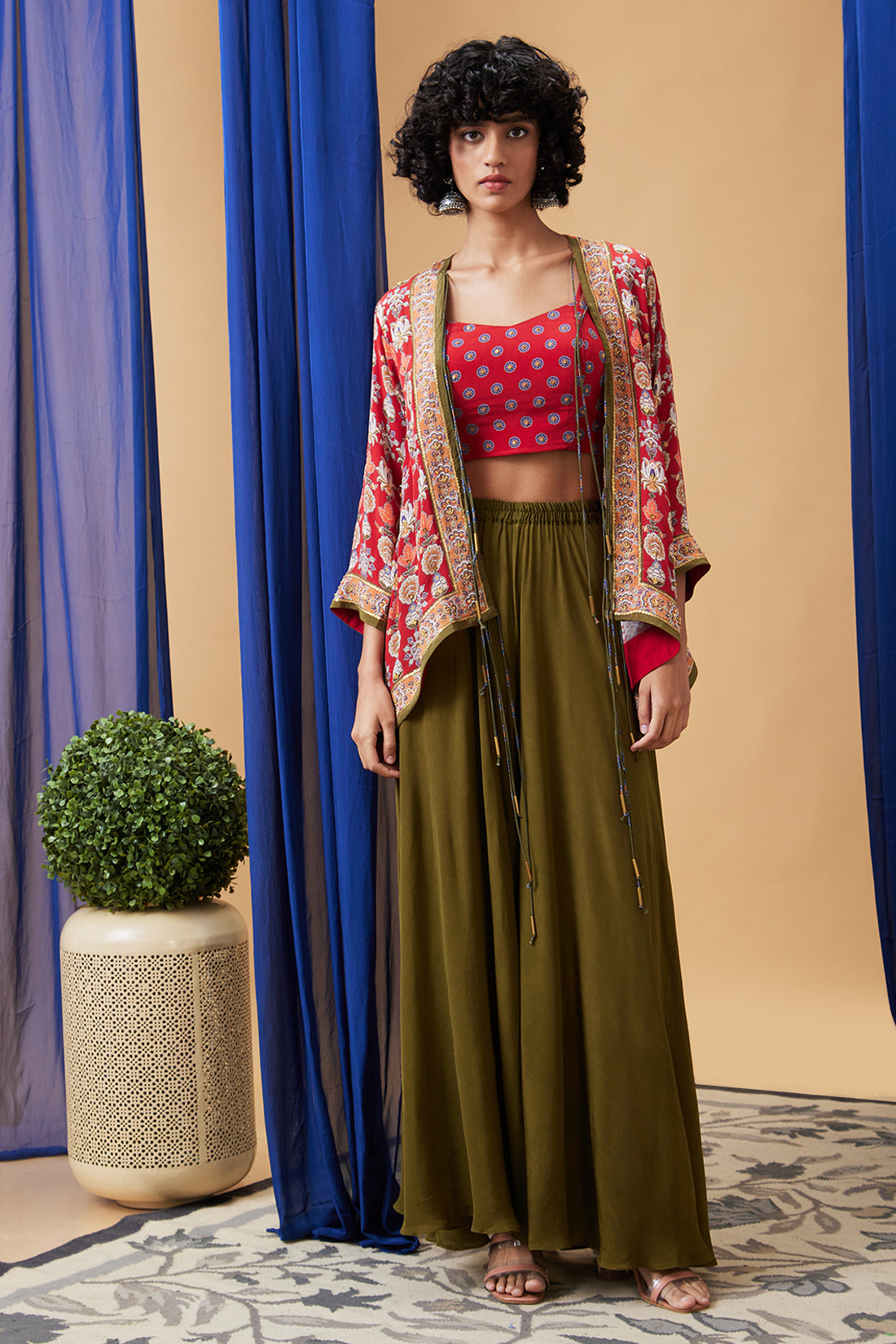 Tabriz Embroidered Palazzo set