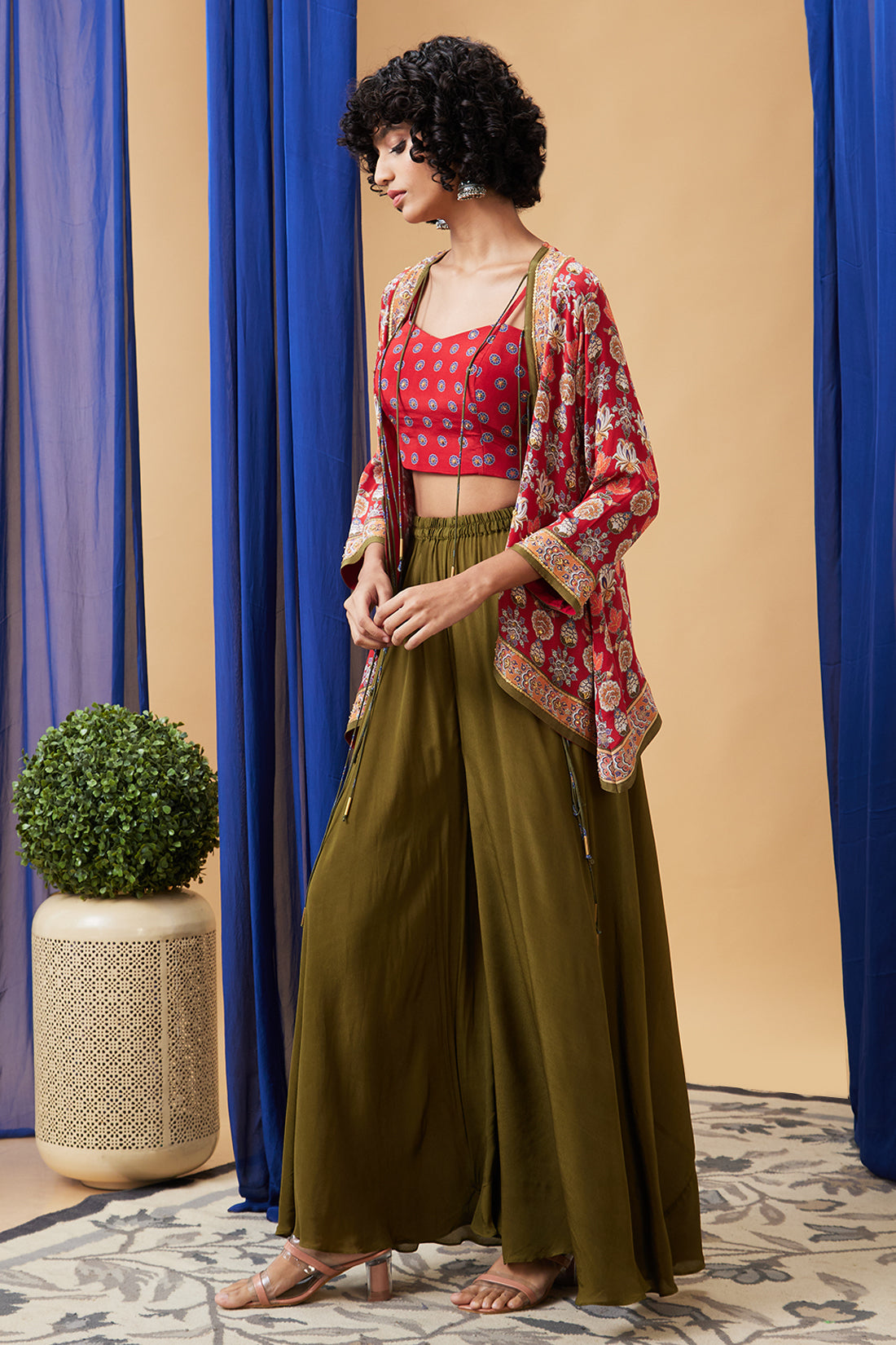 Tabriz Embroidered Palazzo set