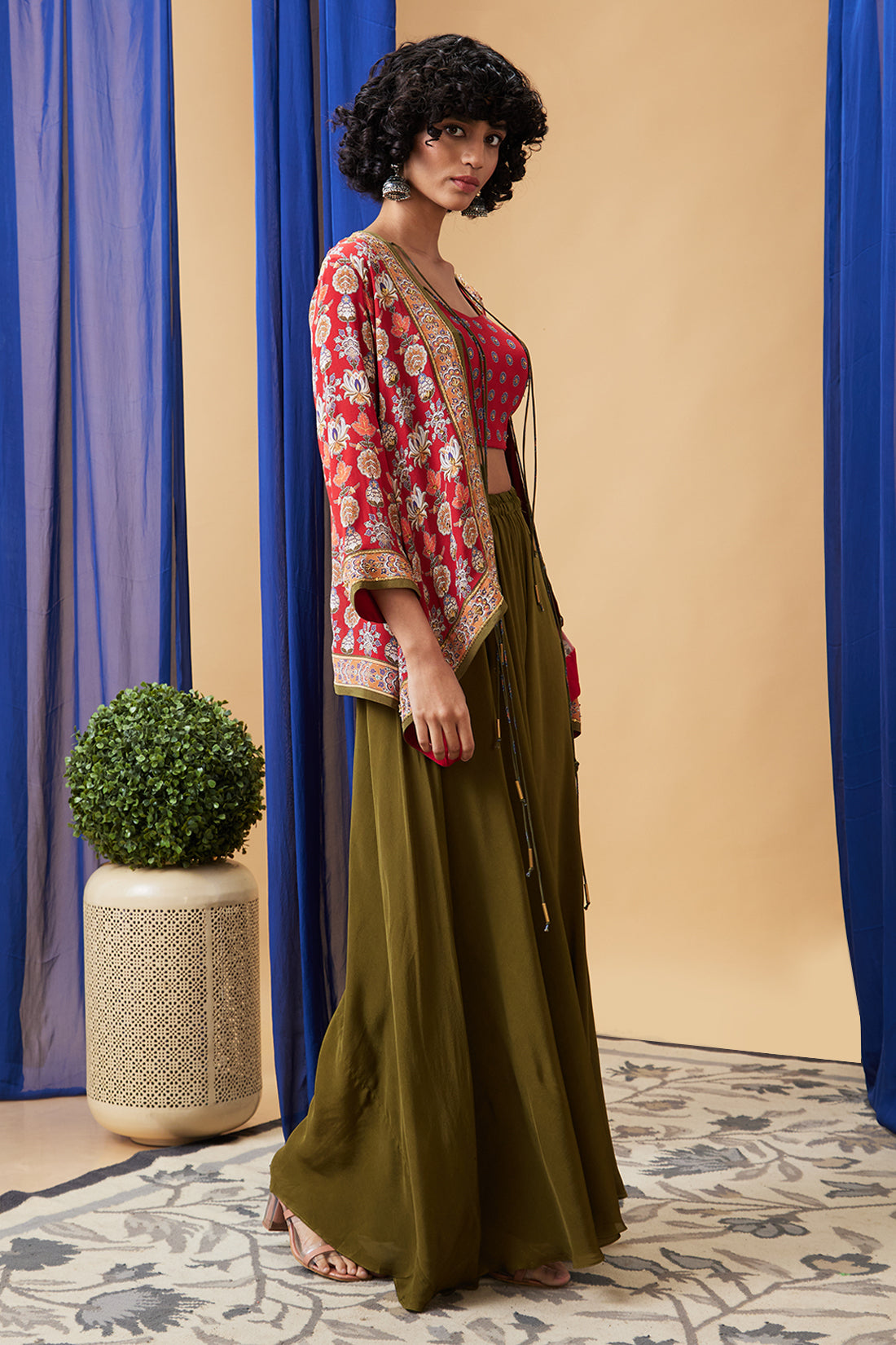 Tabriz Embroidered Palazzo set