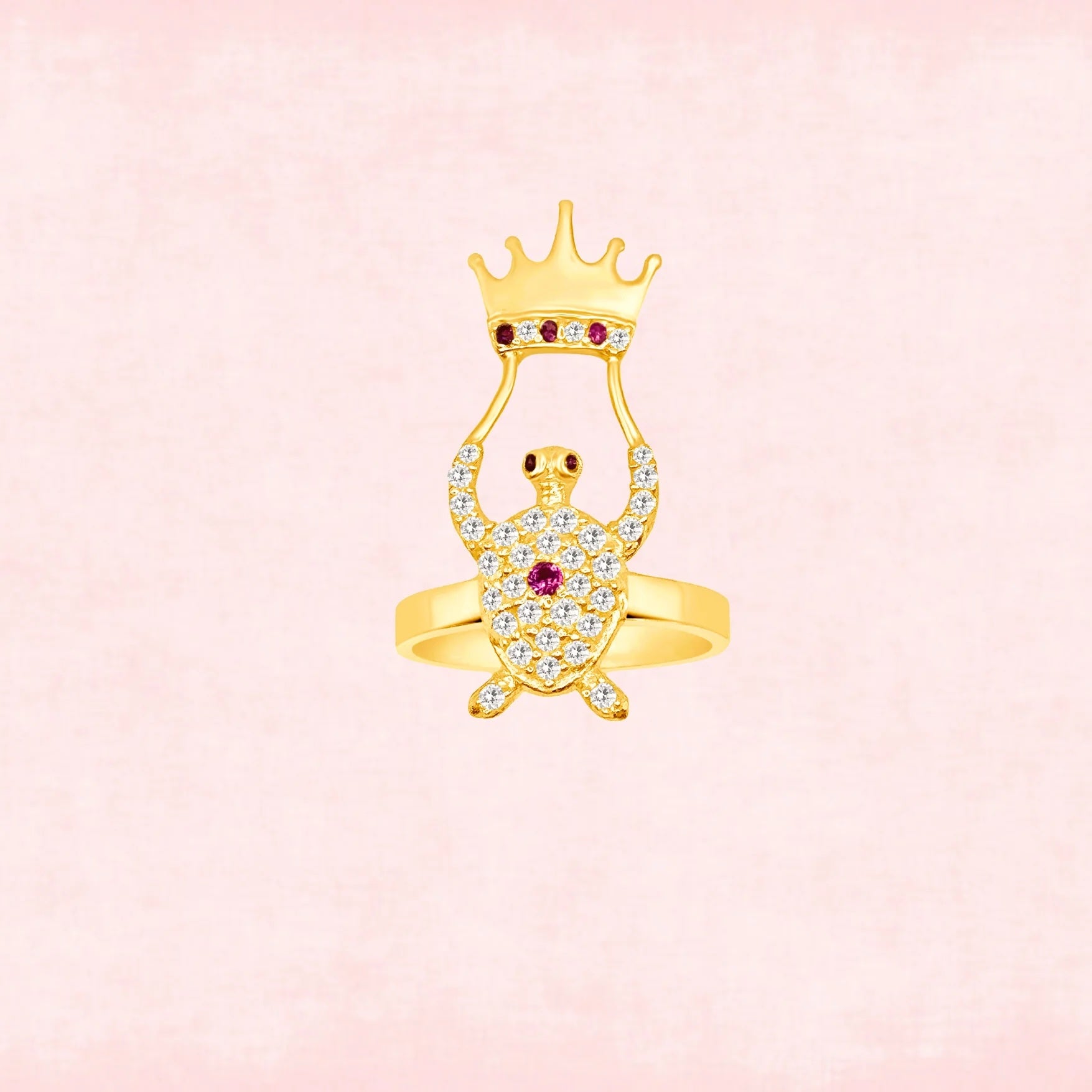 Turtle Crown Ring