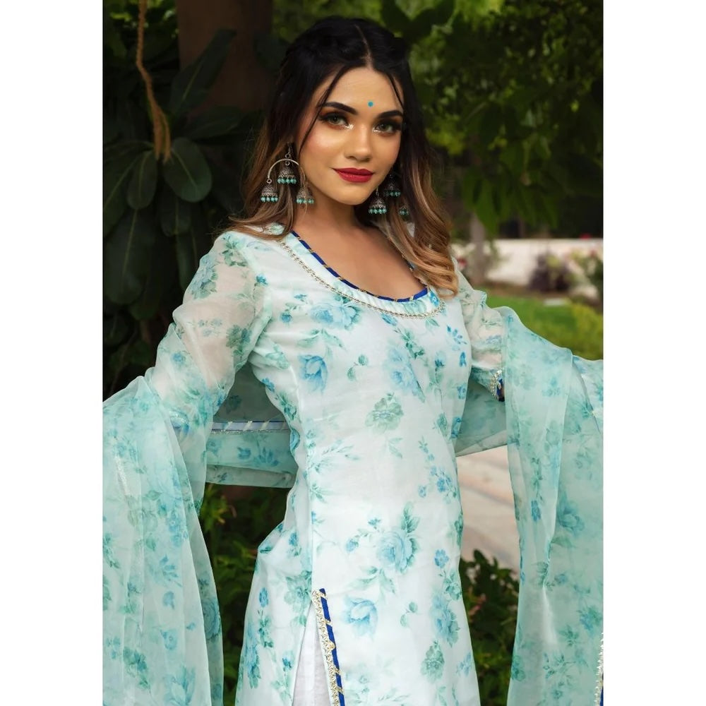 FALAK CHANDERI SUIT SET