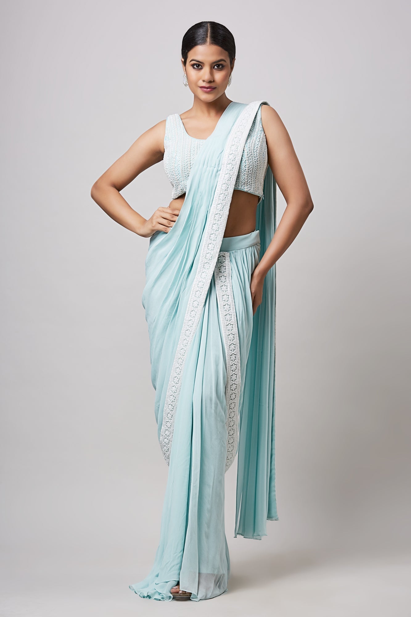 ZAINAB PRE DRAPED SAREE