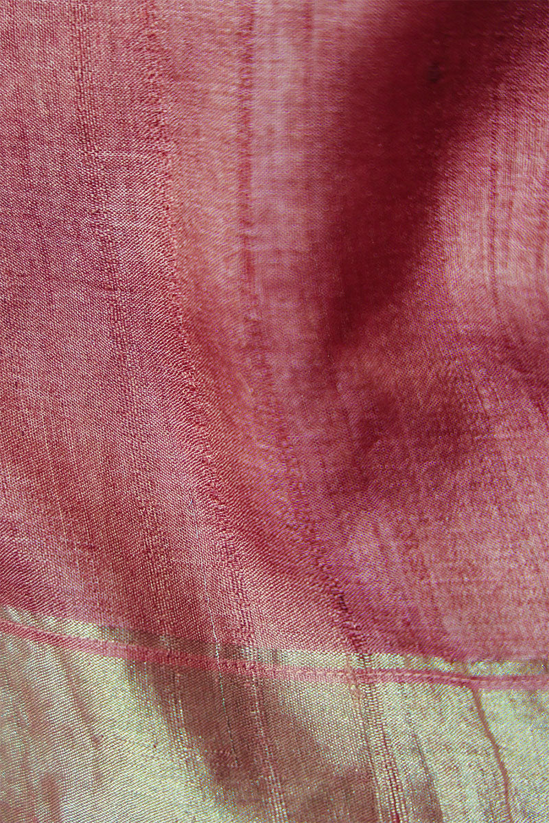 Pink Jamdani Handloom Saree