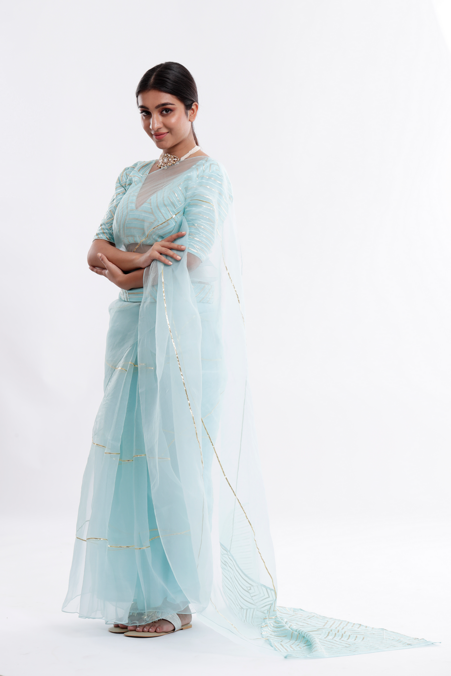Aasma Chand Saree-komal shah
