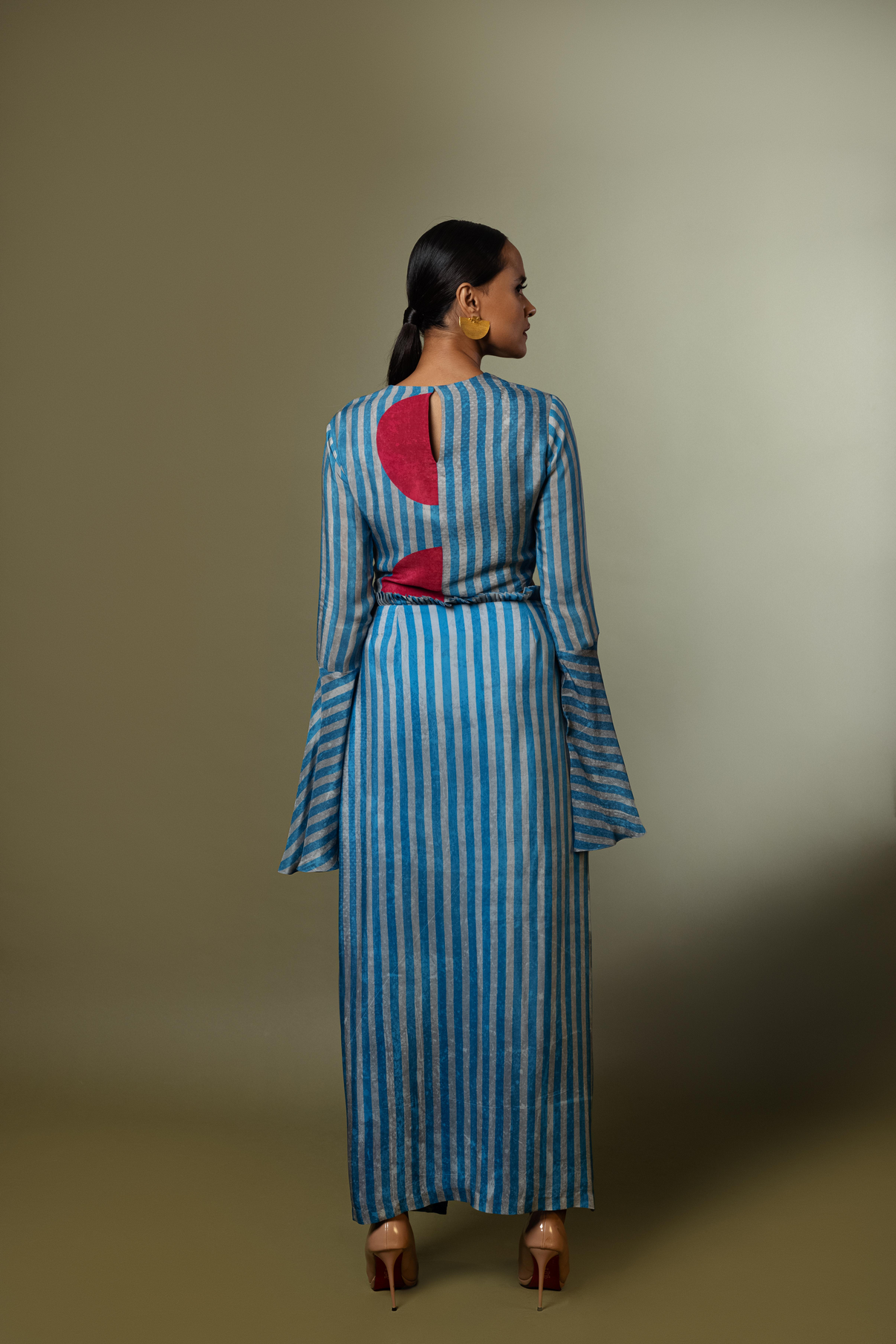 crop top with bell sleeves