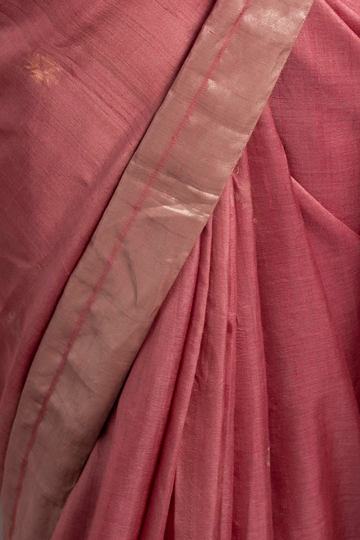 Pink Jamdani Handloom Saree