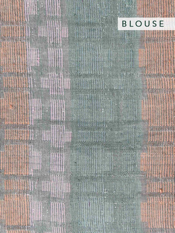 AARUSHI' Jamdani Linen Handloom Sari