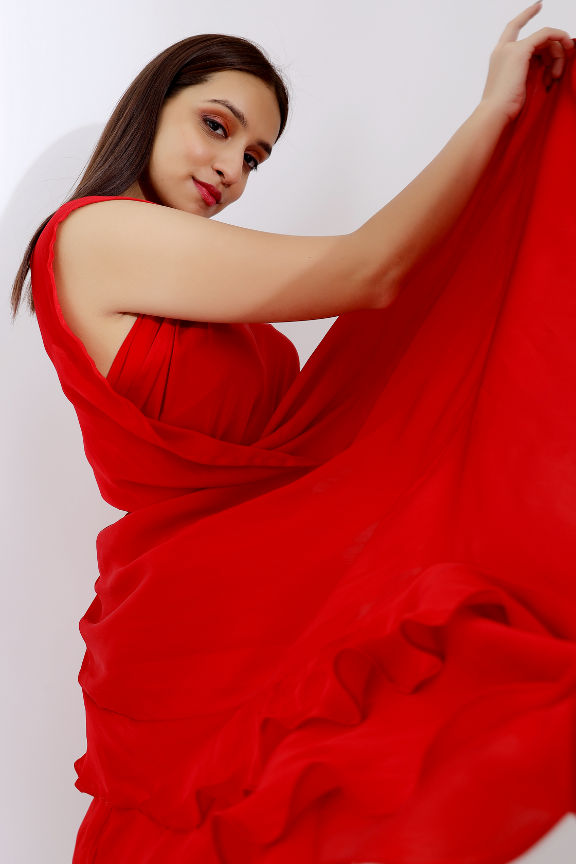 FRILL PRE-STITCHED SAREE
