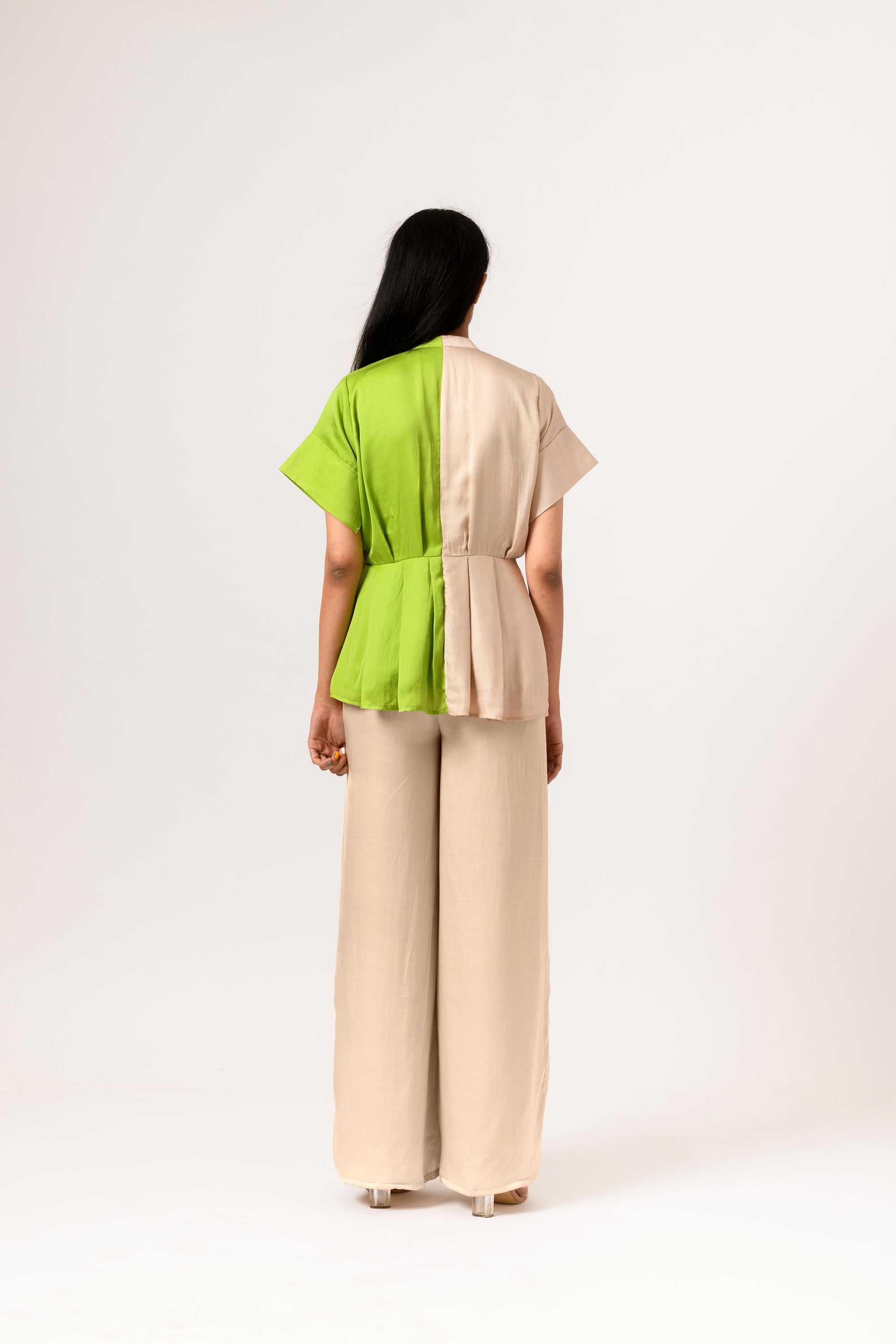 green half co ord set